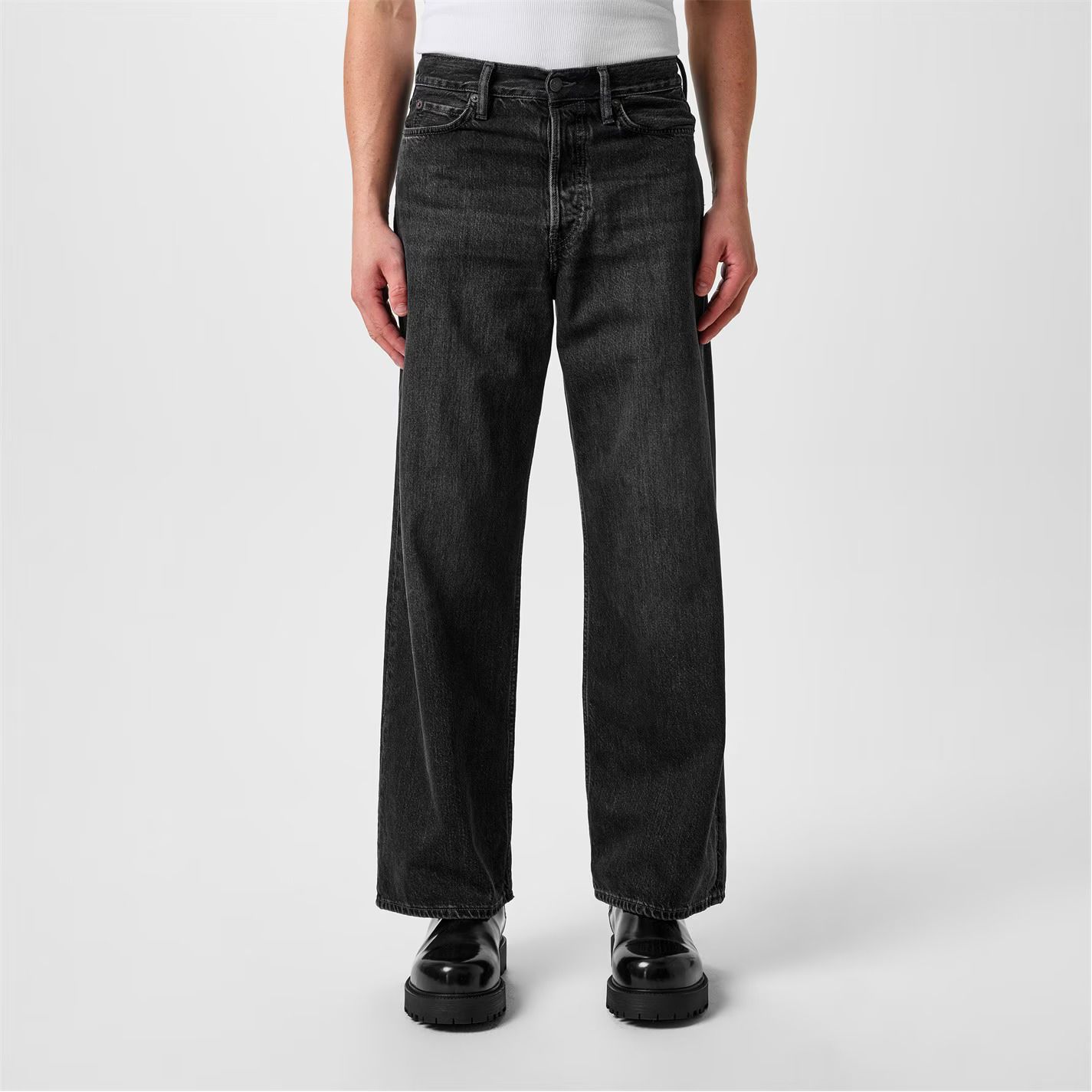 와이드 핏 데님 1982m Wide Fit Jeans 323937 Black