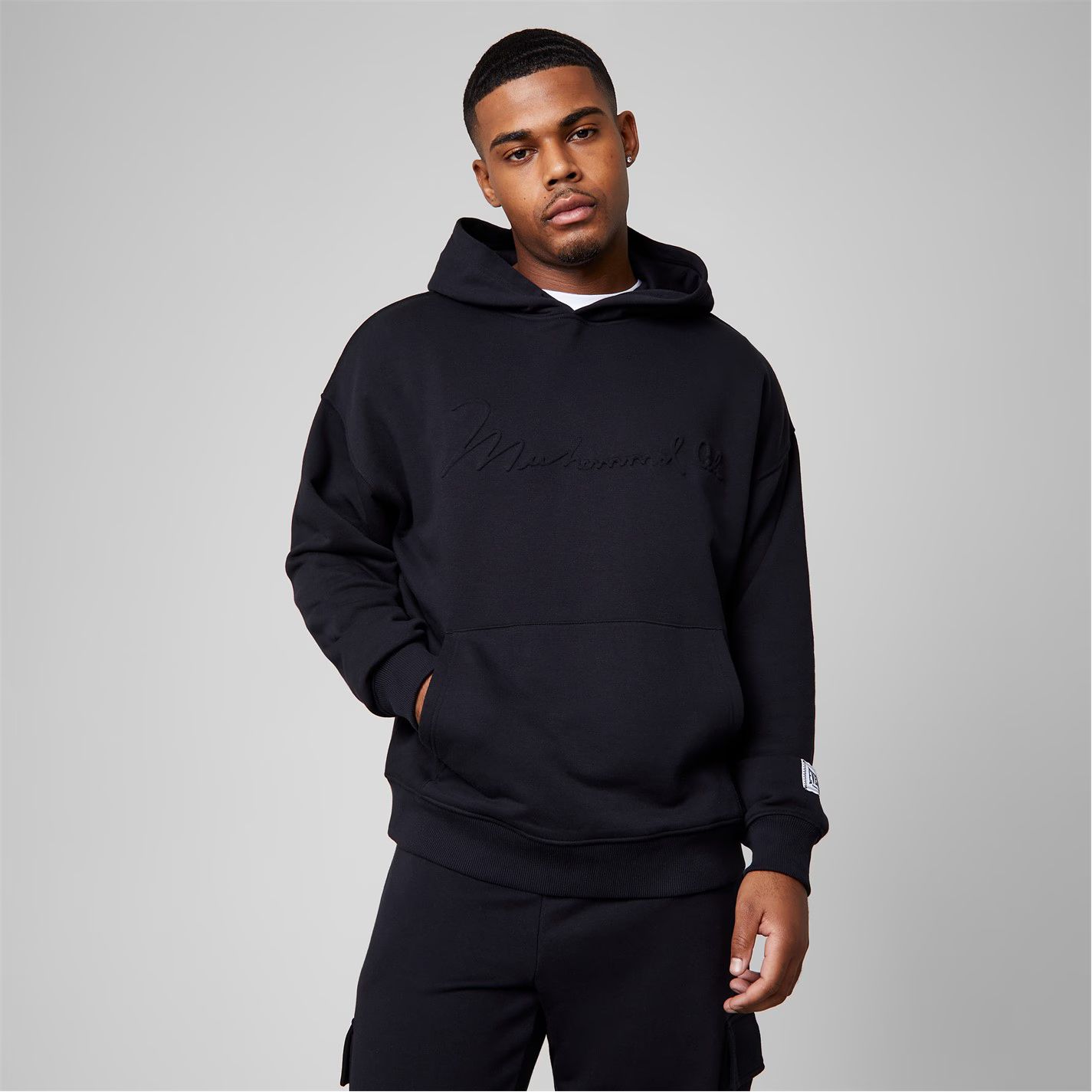 그래픽 후디 블랙 x Muhammad Ali Graphic Hoodie Black 54632703