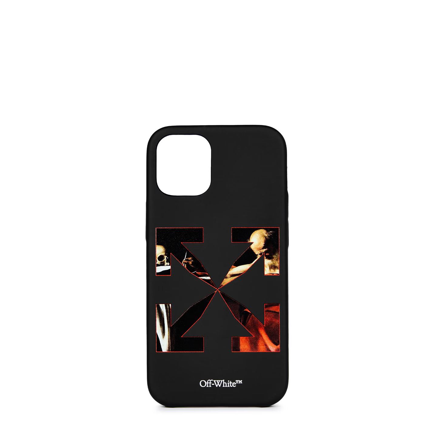 오프 화이트 아이폰 미니 케이스 Off White Iphone 12 Mini Case 890476 Black/Red