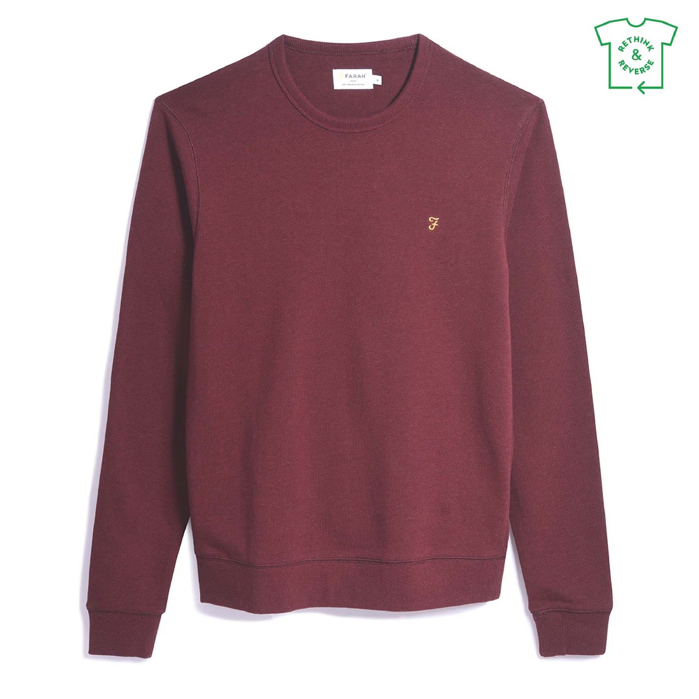 팀 크루넥 스웻셔츠 레드 Tim Crew Sweatshirt Farah Red Marl 52921209