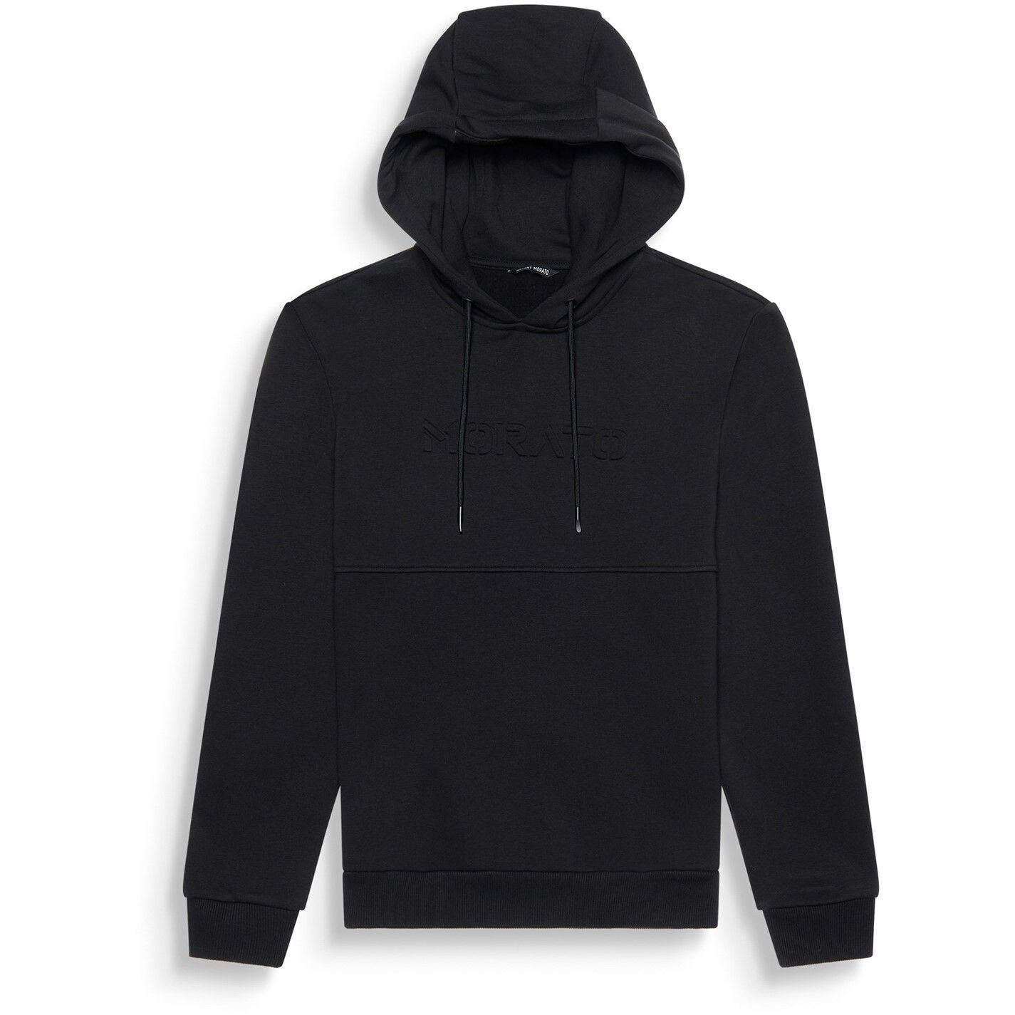 릴렉스 핏 후디 라이트 코튼 블렌드 패브릭 블랙 RELAXED FIT HOODIE IN LIGHT COTTON BLEND SUSTAINABLE FABRIC Nero 51522003
