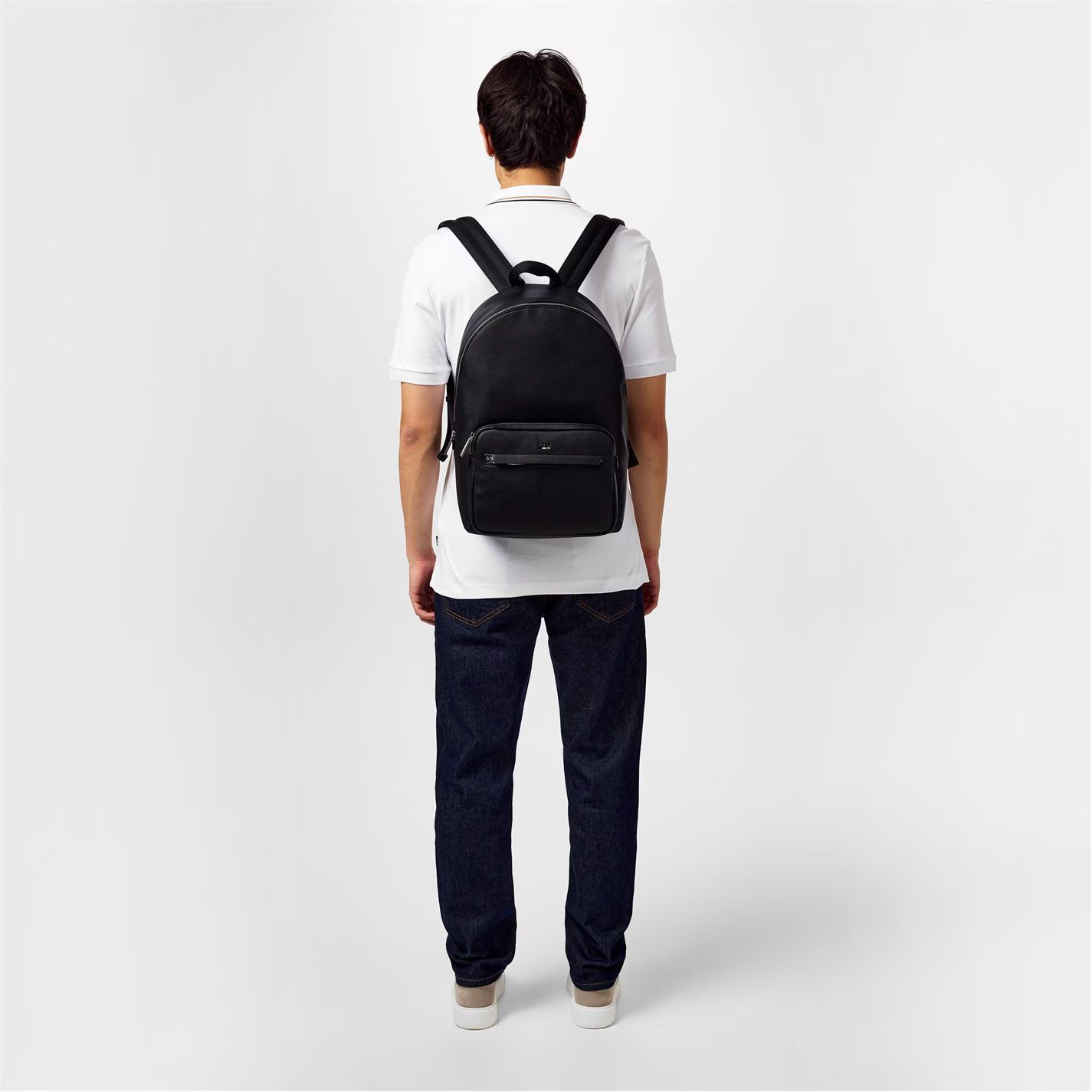 포우 가죽 백팩 Ray Faux Leather Backpack 725180 Black 001