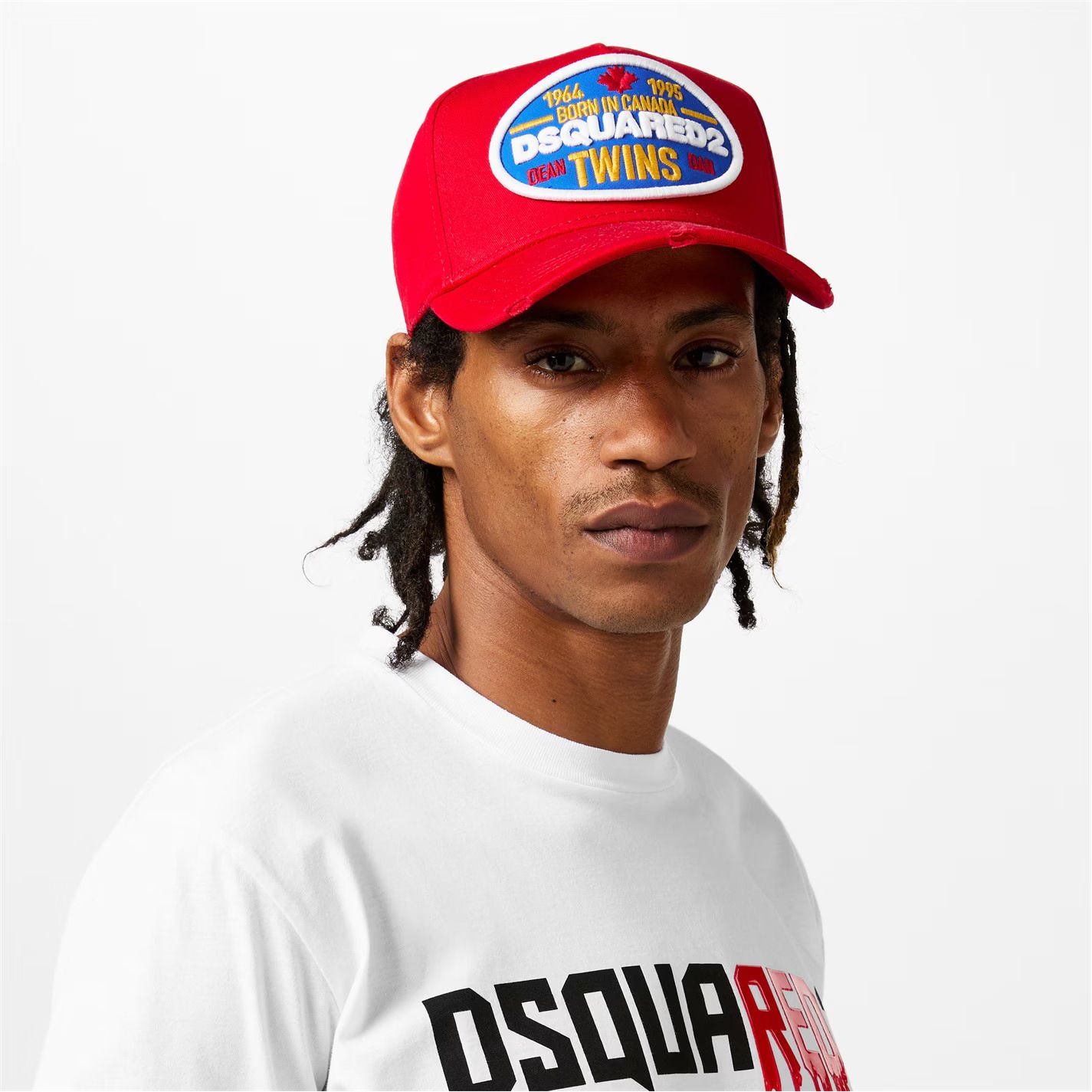 로고 야구 모자 Logo Applique Baseball Cap 415927 Red/Blue