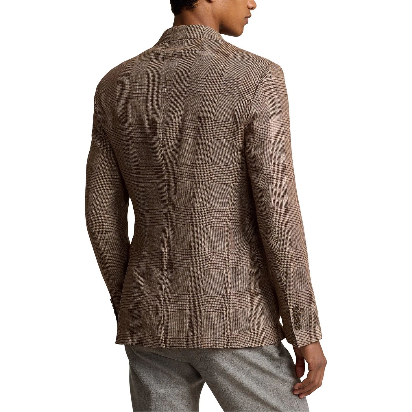 폴로 소프트 글렌 수트 자켓 Polo Soft Modern Glen Plaid Suit Jacket Tan/Brown 64336005