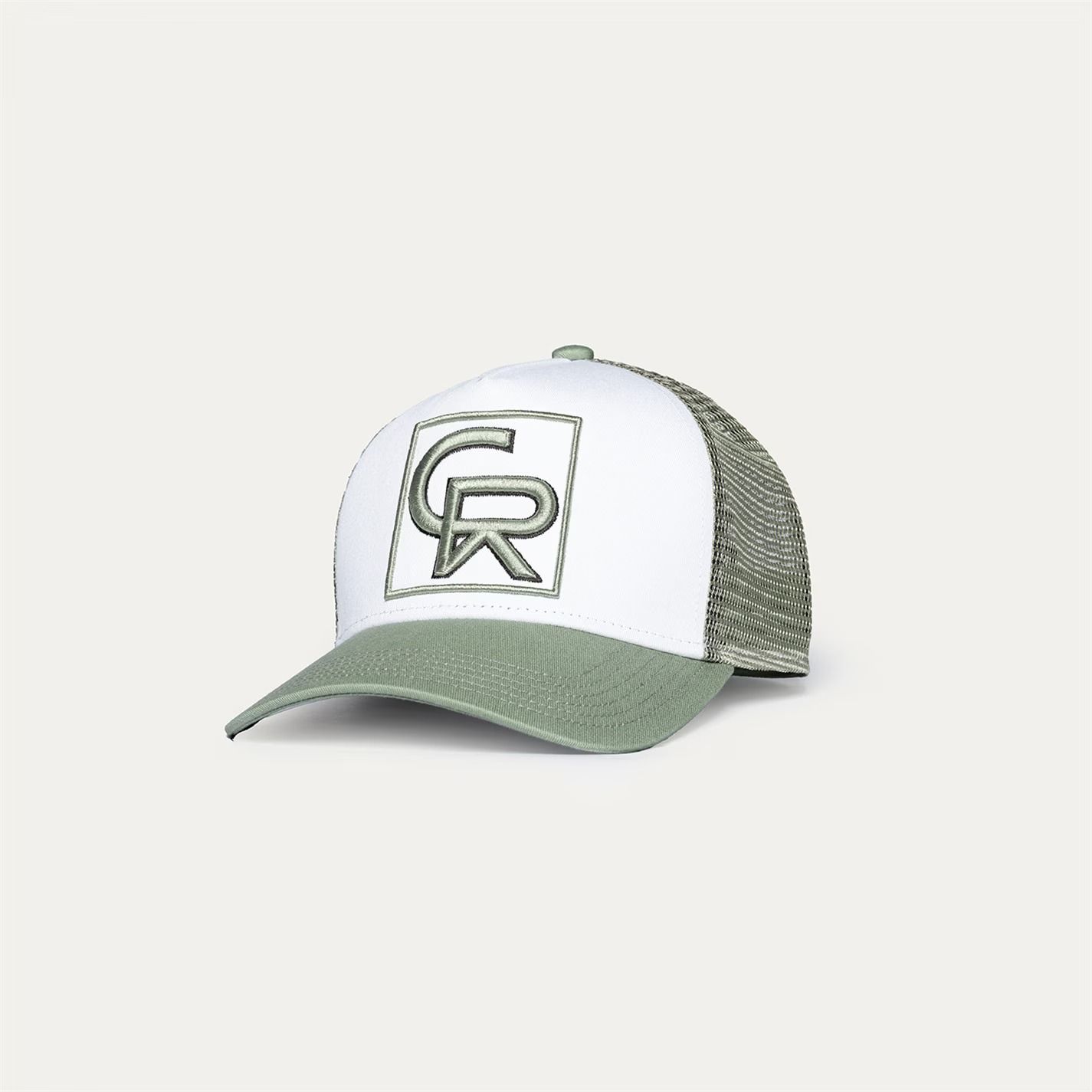 박스 로고 모자 CR Box Logo Trucker Cap 418383 Sage / White