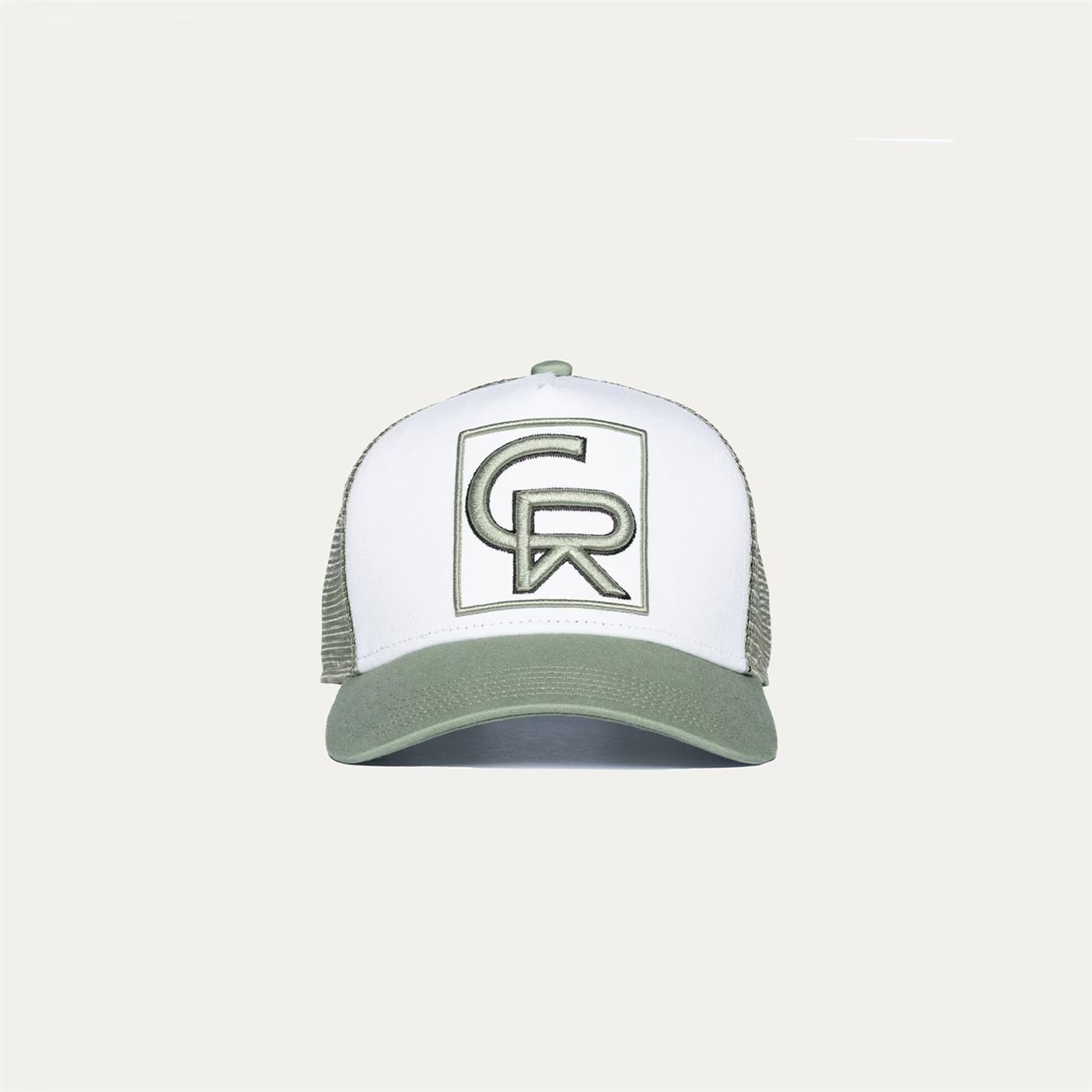 박스 로고 모자 CR Box Logo Trucker Cap 418383 Sage / White