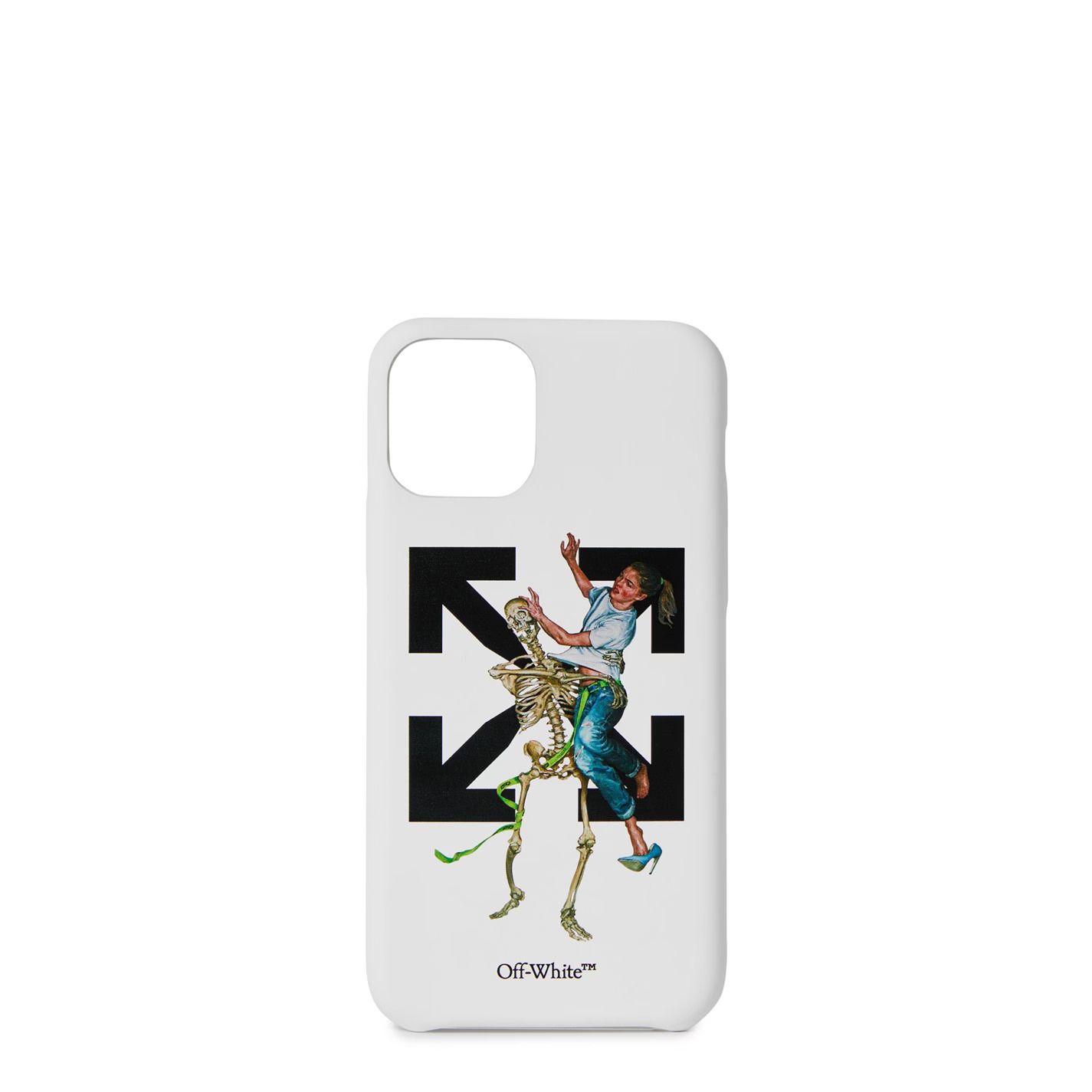 오프 화이트 아이폰 프로 케이스 Off White Iphone 11 Pro Case 890327 White/Light Blu