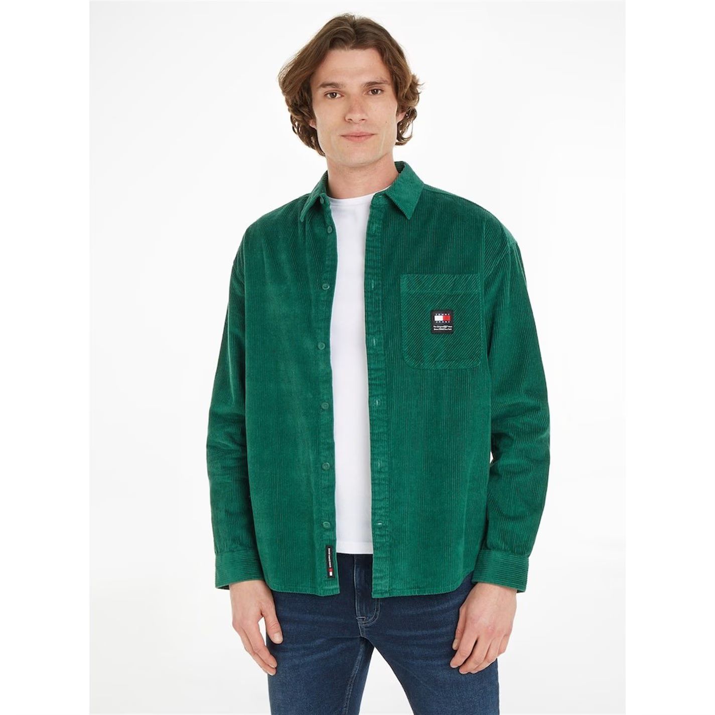 코듀로이 셔츠 코트 그린 TJM RLX CHNKY CORDUROY SHIRT EXT Court Green L4L 62823915