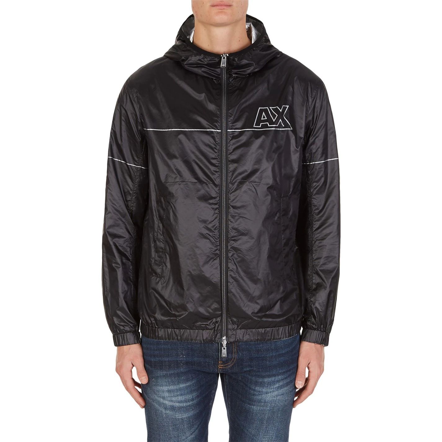 자켓 후드 AX Rev Jkt W Hd Sn99 Silver/Black 61935511
