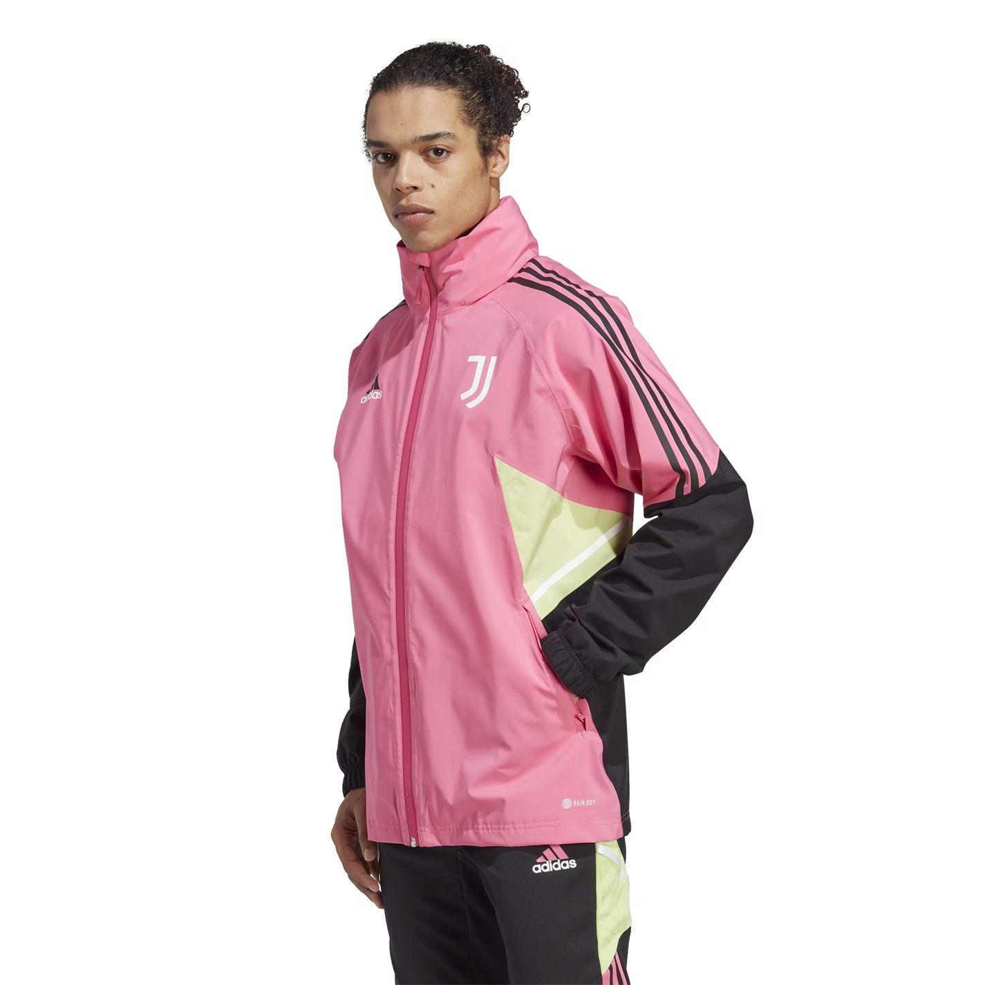 레인 자켓 남성 퍼플 Juventus Condivo 22 Rain Jacket Mens Purple 37225024