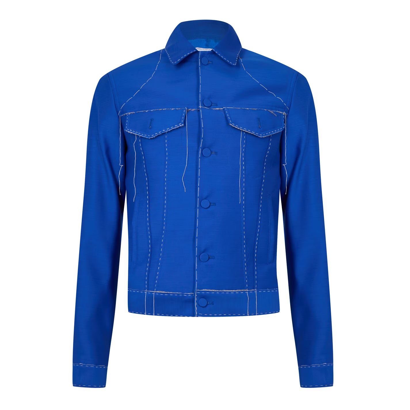 페이스 테일러드 스키니 자켓 Alien Face Tailored Skinny Jacket Blue/Black 32181218