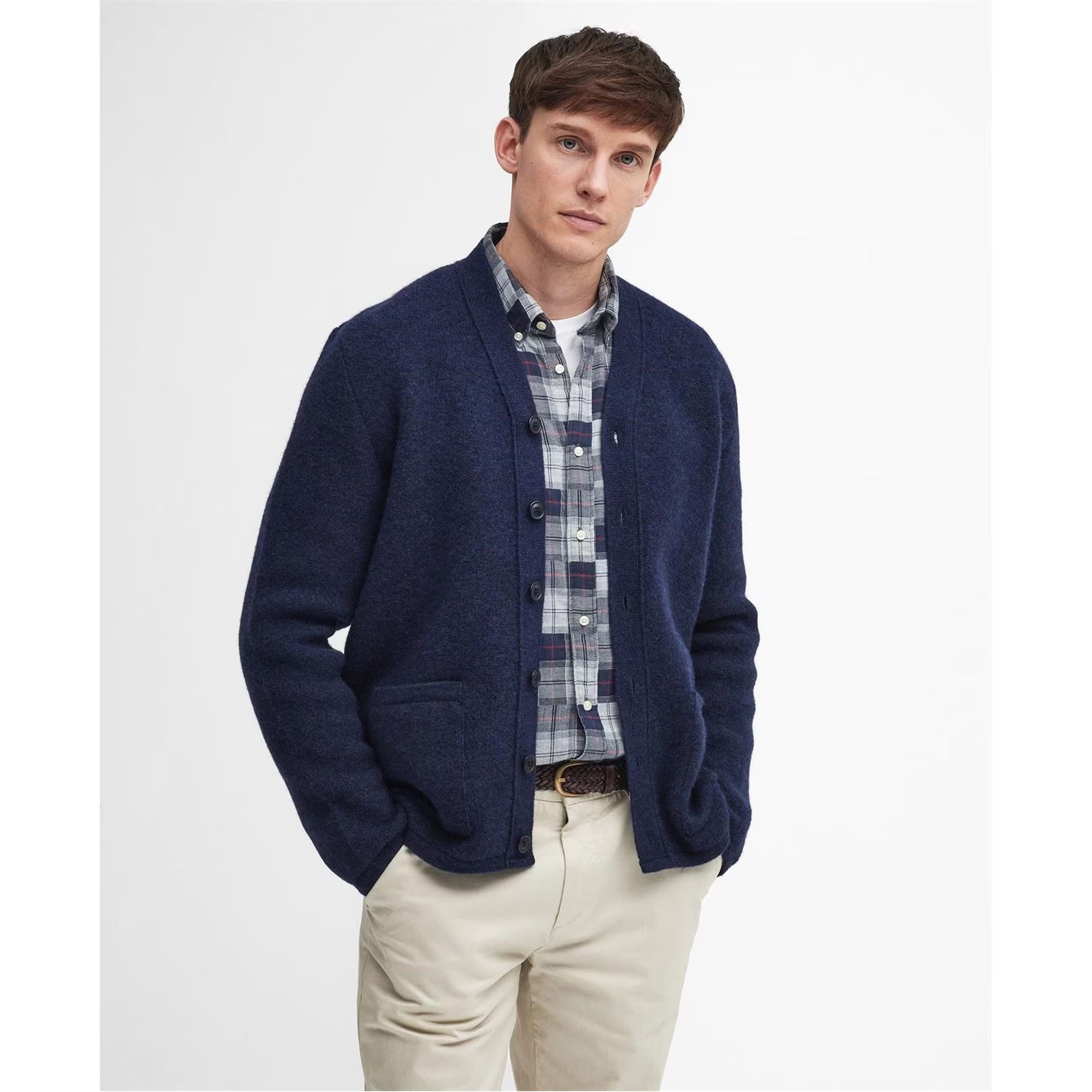 가디건 Langside Cardigan 320249 Navy NY91