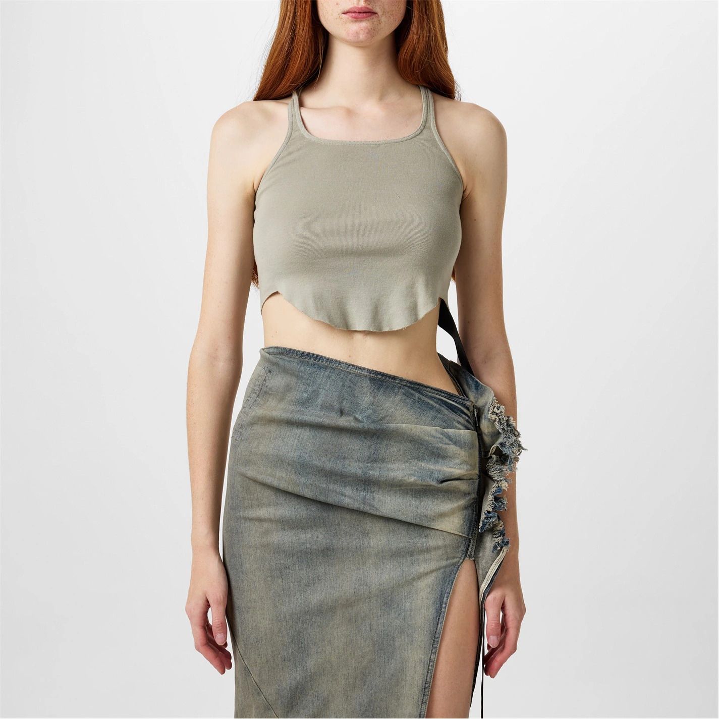 베이직  탱크 탑 Basic Tank Top 658613 Pearl