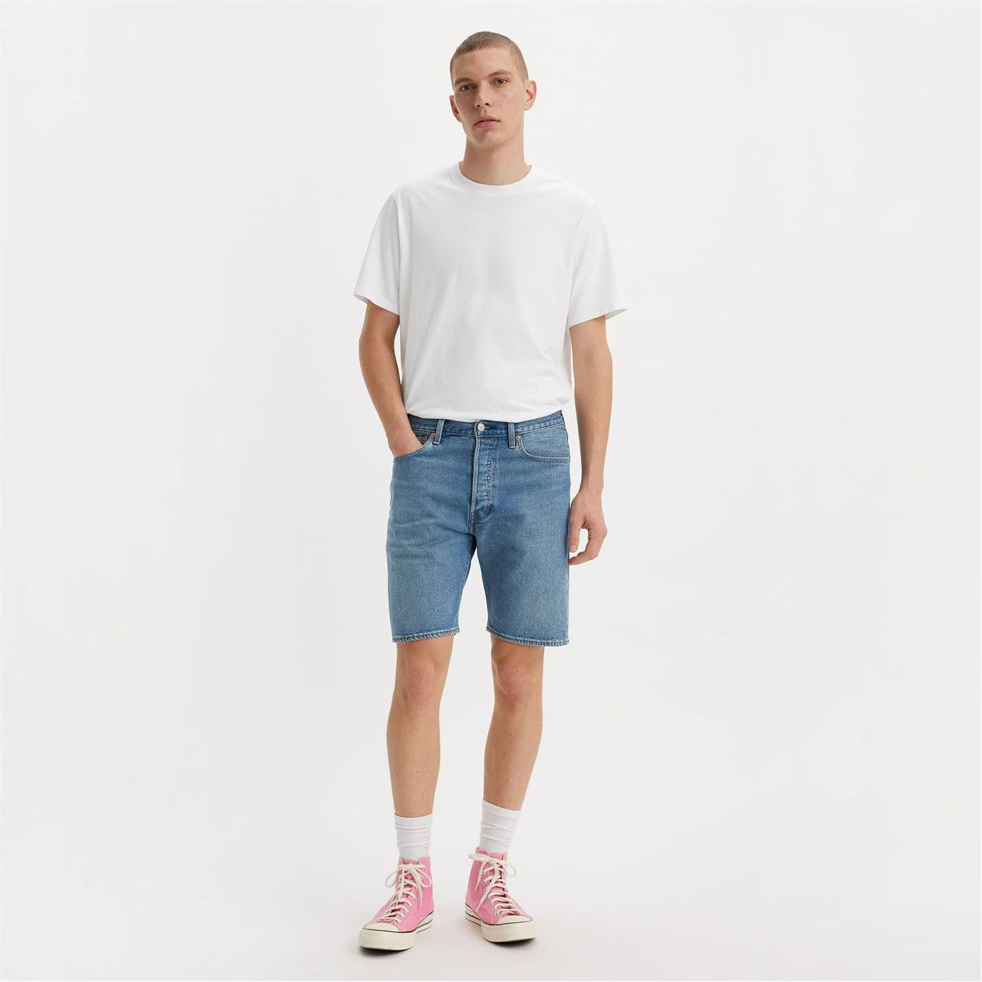 바지 501 Hemmed Shorts 9AM On Battery 64982321