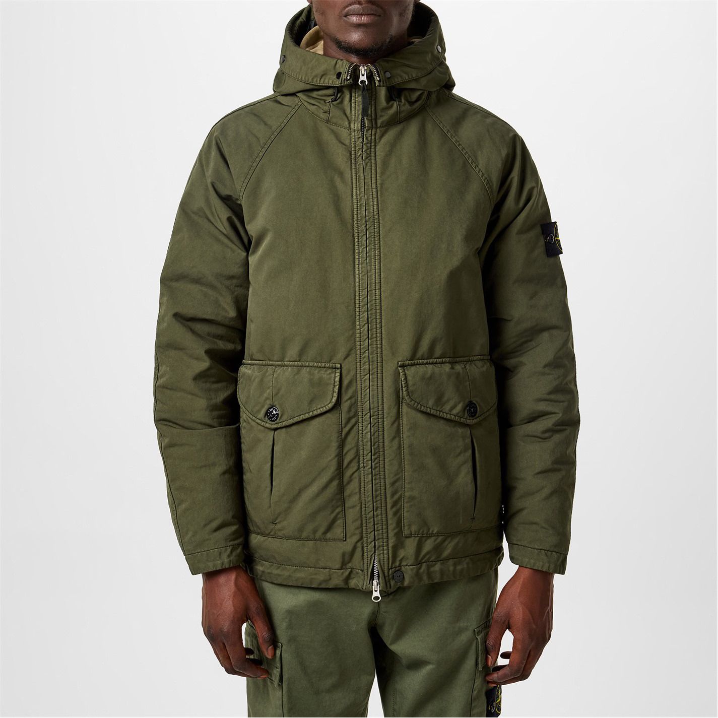 캔버스 다운 패딩 자켓 David-Tc Canvas Down Jacket 613331 Muschio V0059
