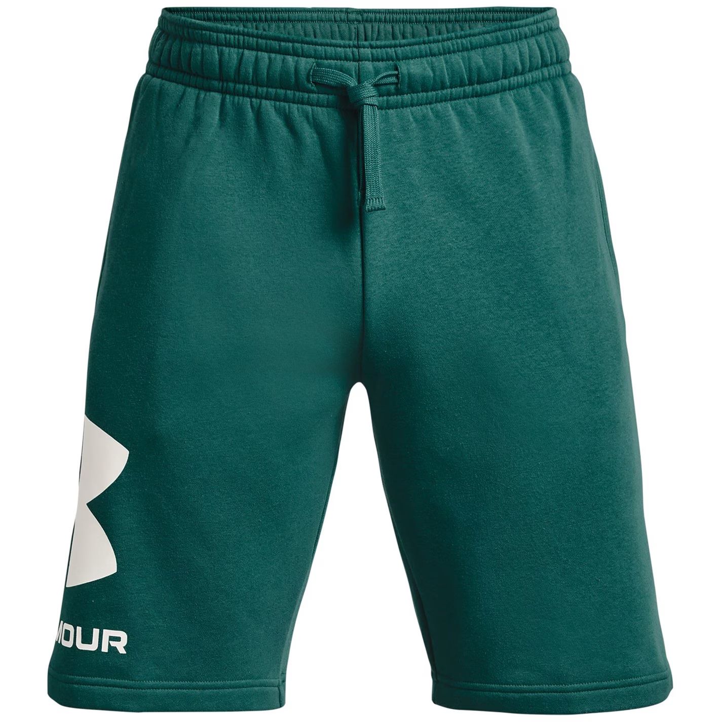 빅 로고 플리스 바지 남성 Rival Big Logo Fleece Shorts Mens Teal/White 47311715