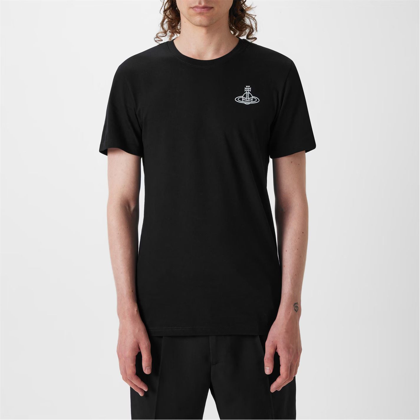 로고 티셔츠 Squiggle Logo T-Shirt 593168 Black