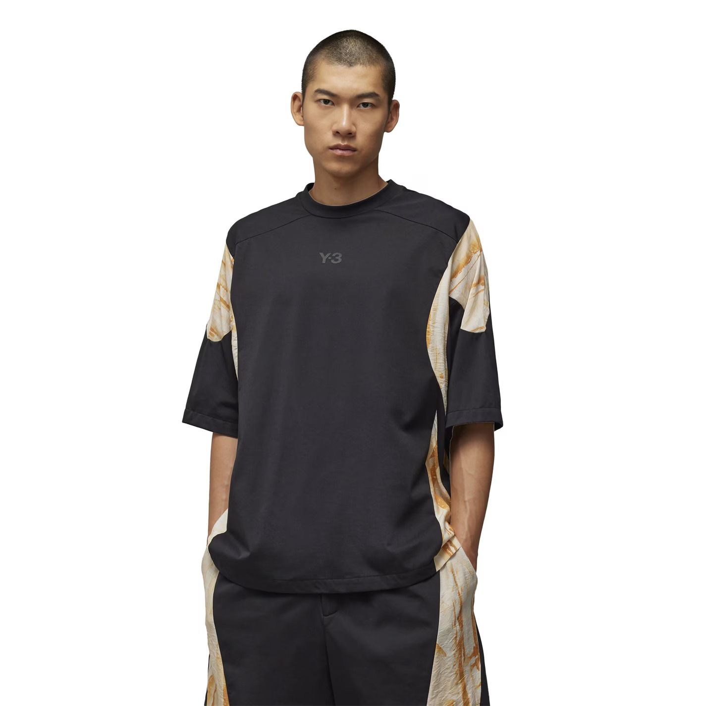 다이 티셔츠 Rust Dye T-Shirt 582162 Black/Mucoca