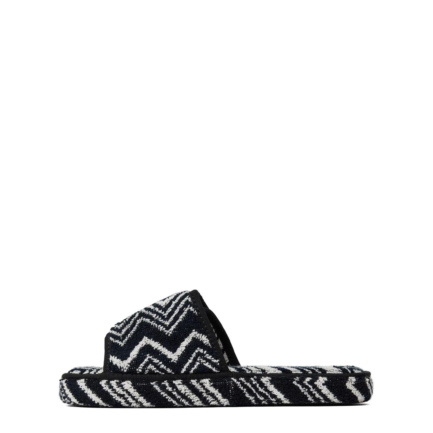Keith Slippers 101109 Nero/Bianco