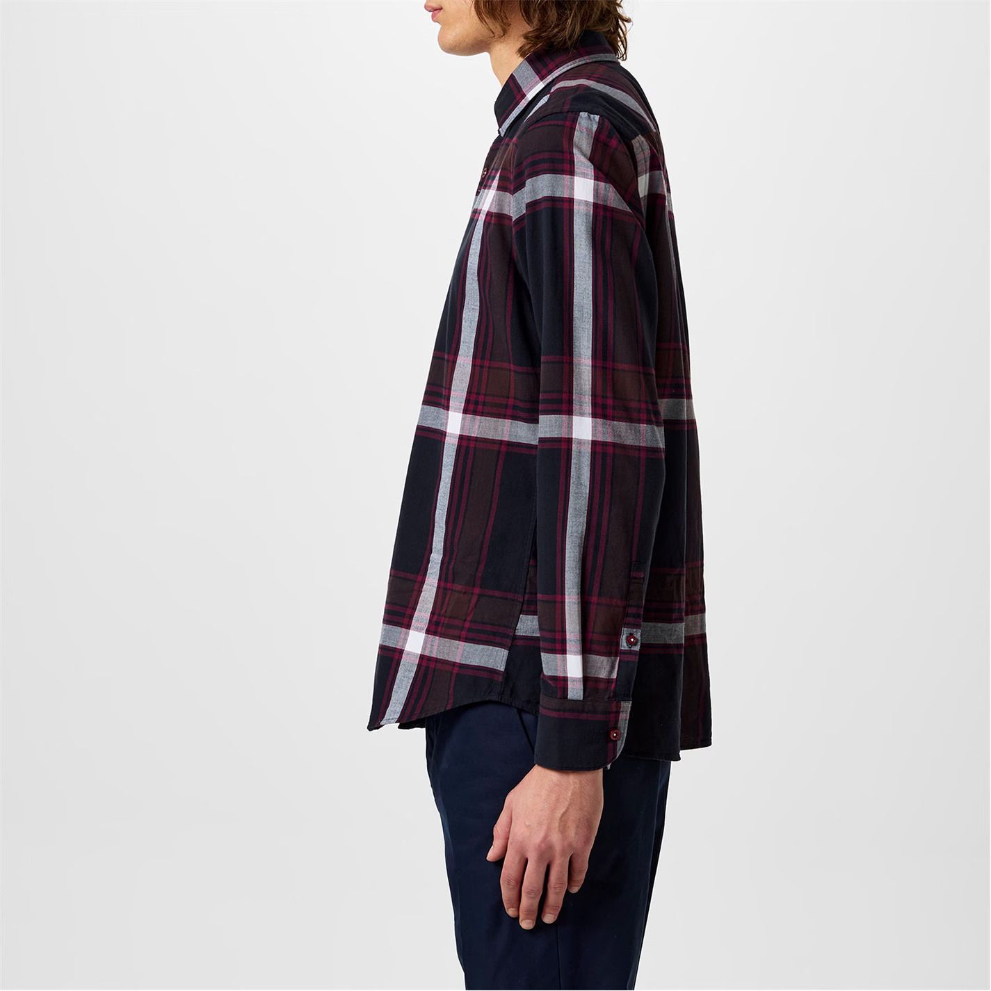셔츠 C-Hal-Kent-C4-232 Shirt 527419 Dark Red 605