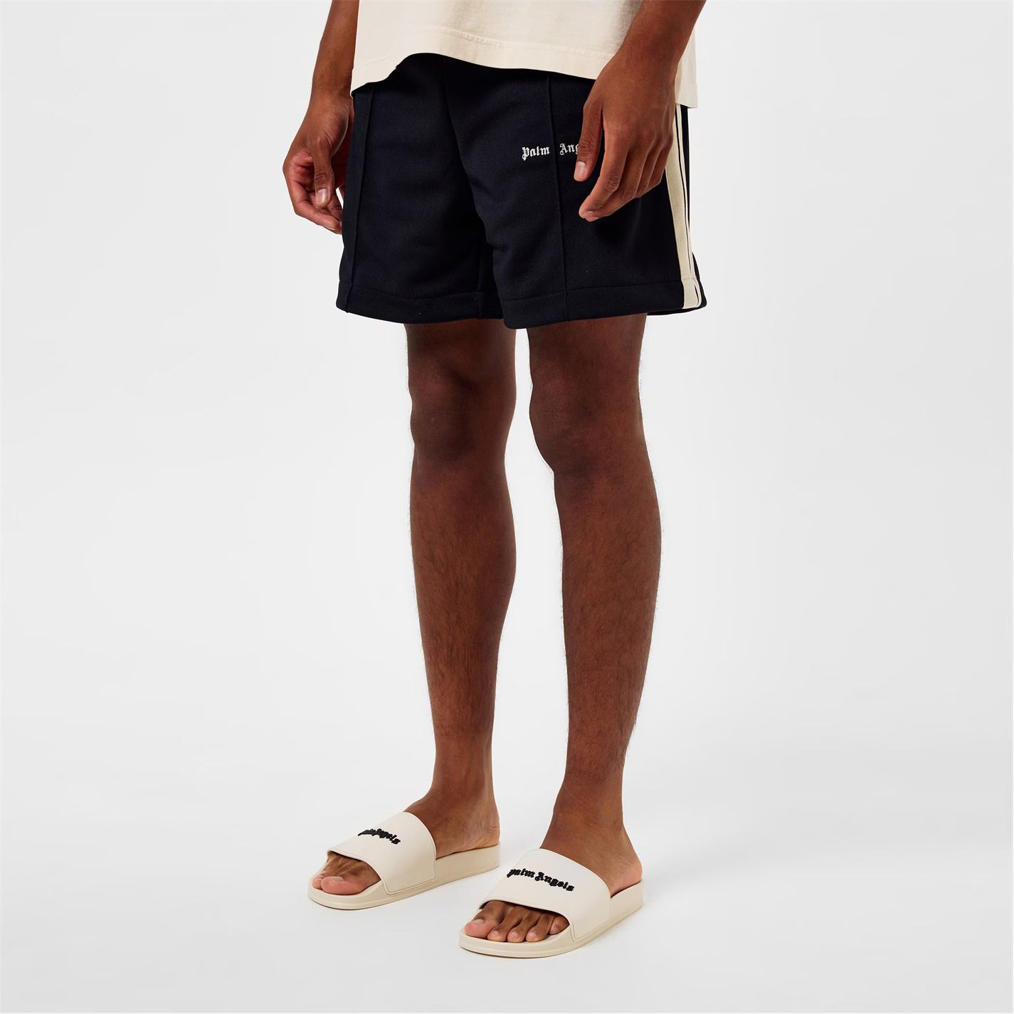 로고 풀 슬리퍼 Logo Pool Sliders 115033 Beige 6110