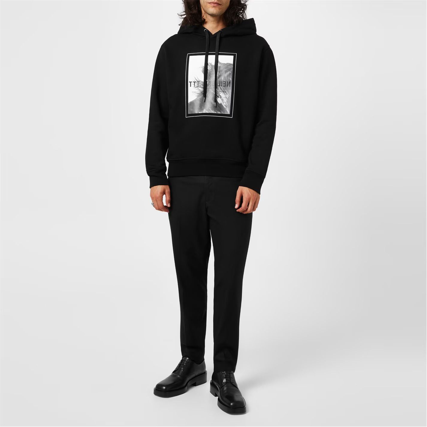 블루종 스웨터 Blouson Sweater 522235 Black/ Greys