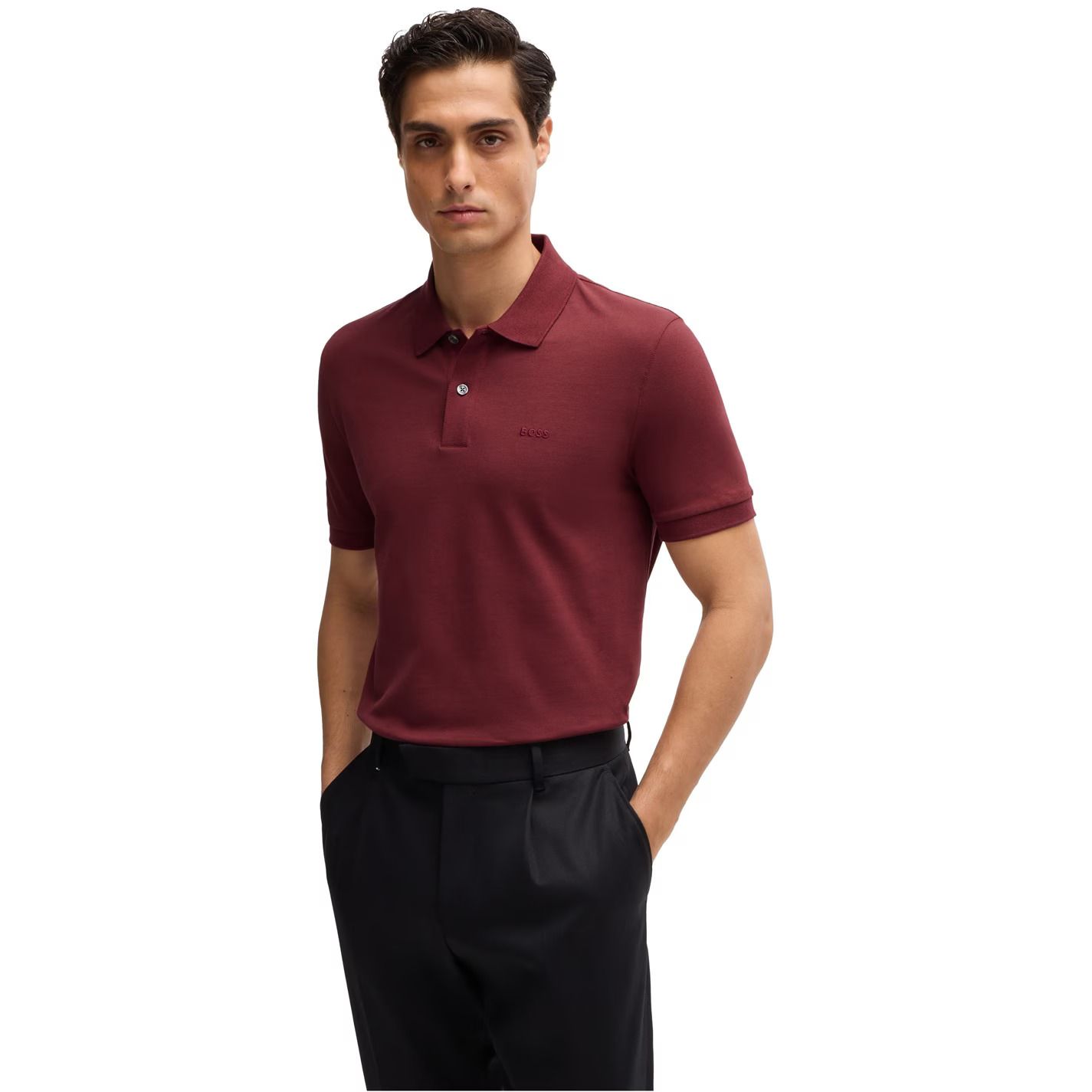 팔라스 폴로 셔츠 Pallas Polo Shirt 543705 Dark Red 605