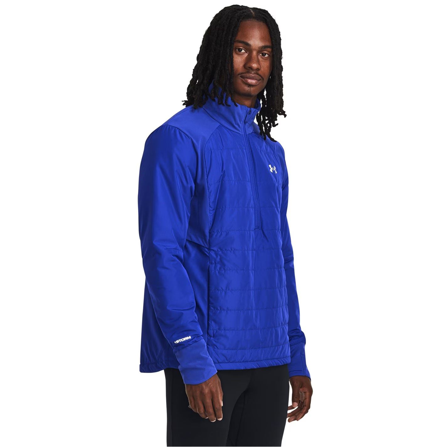 러닝 자켓 블루 Armour Storm Vitality Hz Running Jacket Blue 45394318