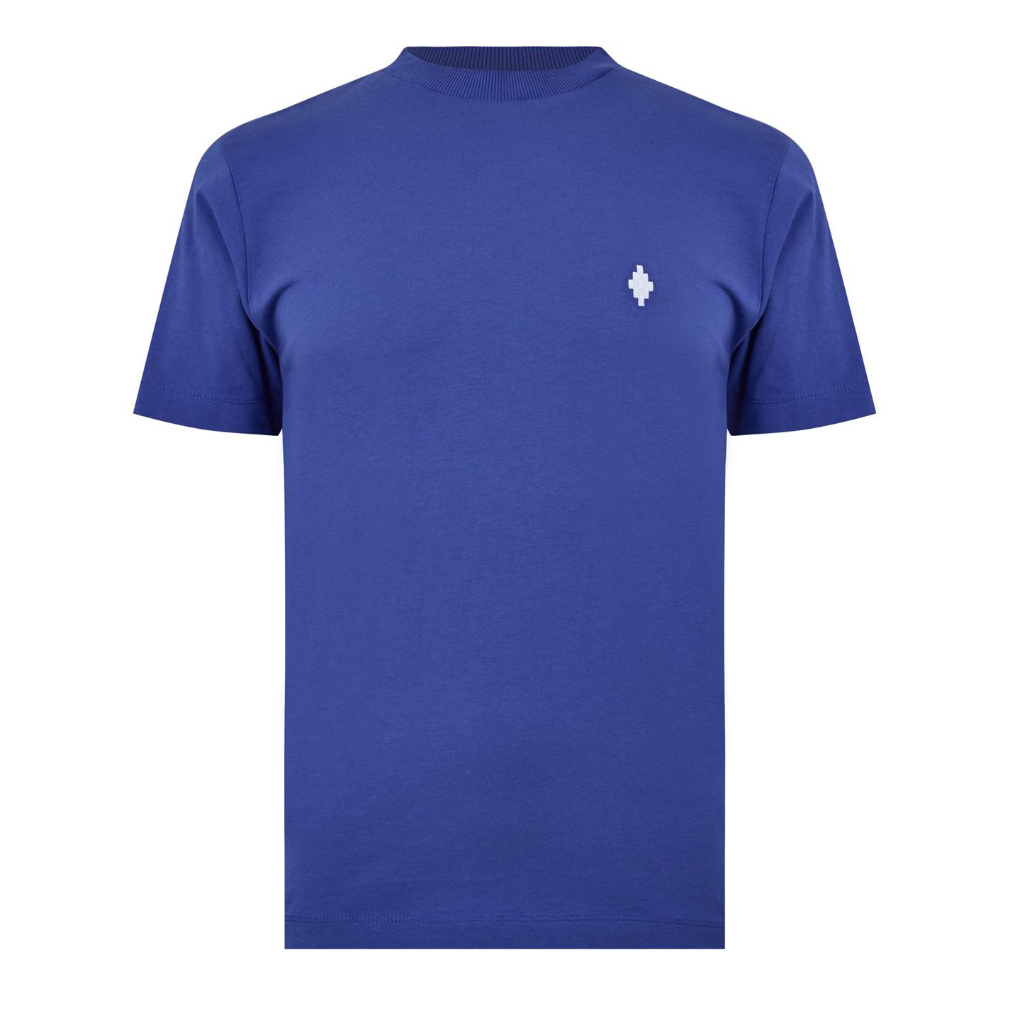 로고 티셔츠 Cross Logo T-Shirt 590946 Blue/ White