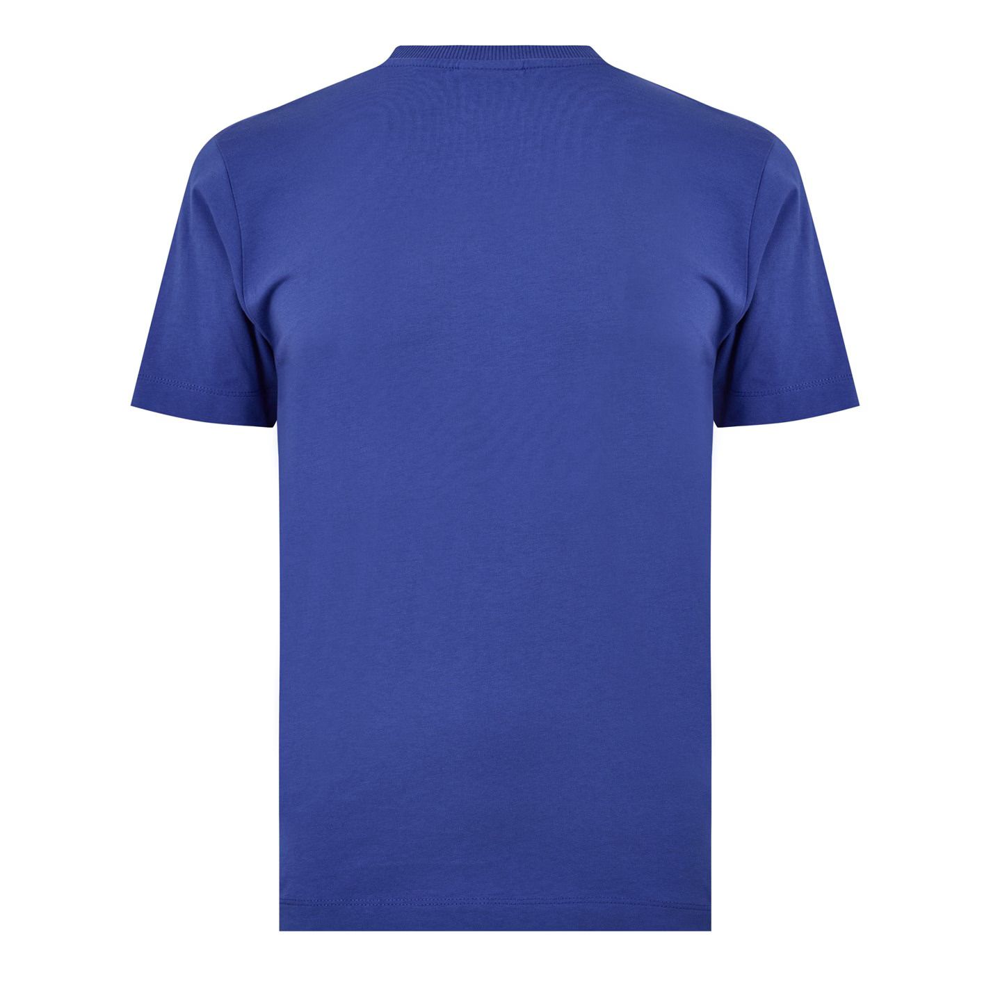 로고 티셔츠 Cross Logo T-Shirt 590946 Blue/ White
