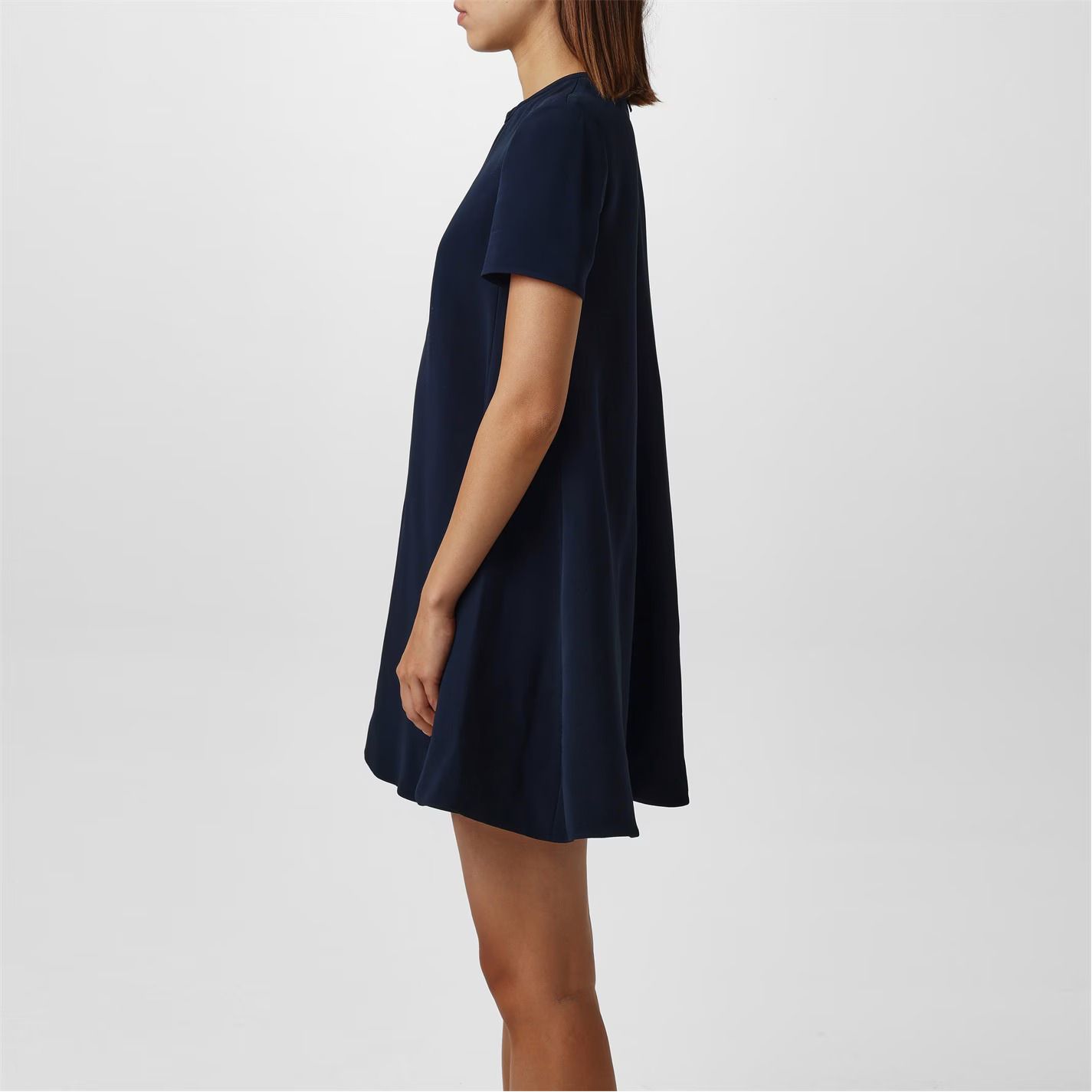 발렌티노 스트럭처드 꾸뛰르 숏 드레스 Valentino Structured Couture Short Dress 642213 Navy