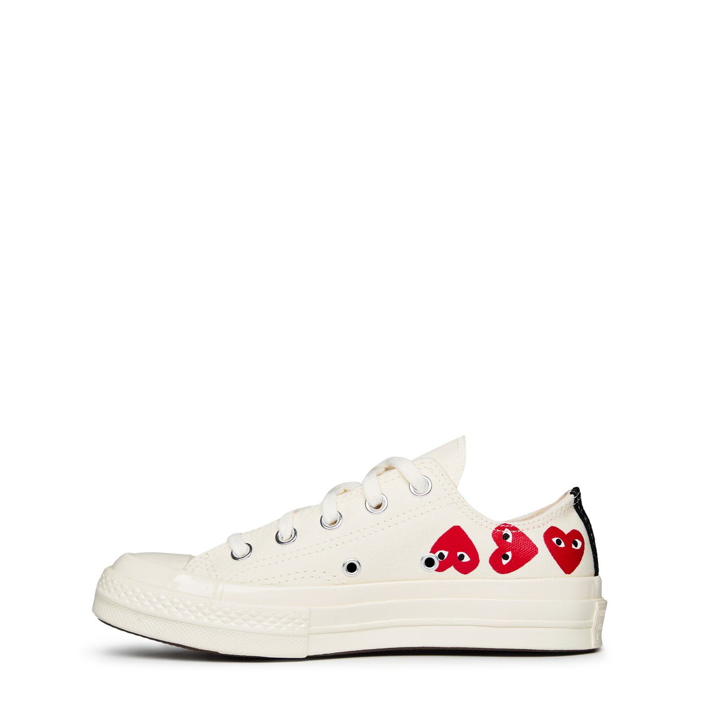멀티 로우 스니커즈 Multi Hearts-Print Low-Top Sneakers 248023 White