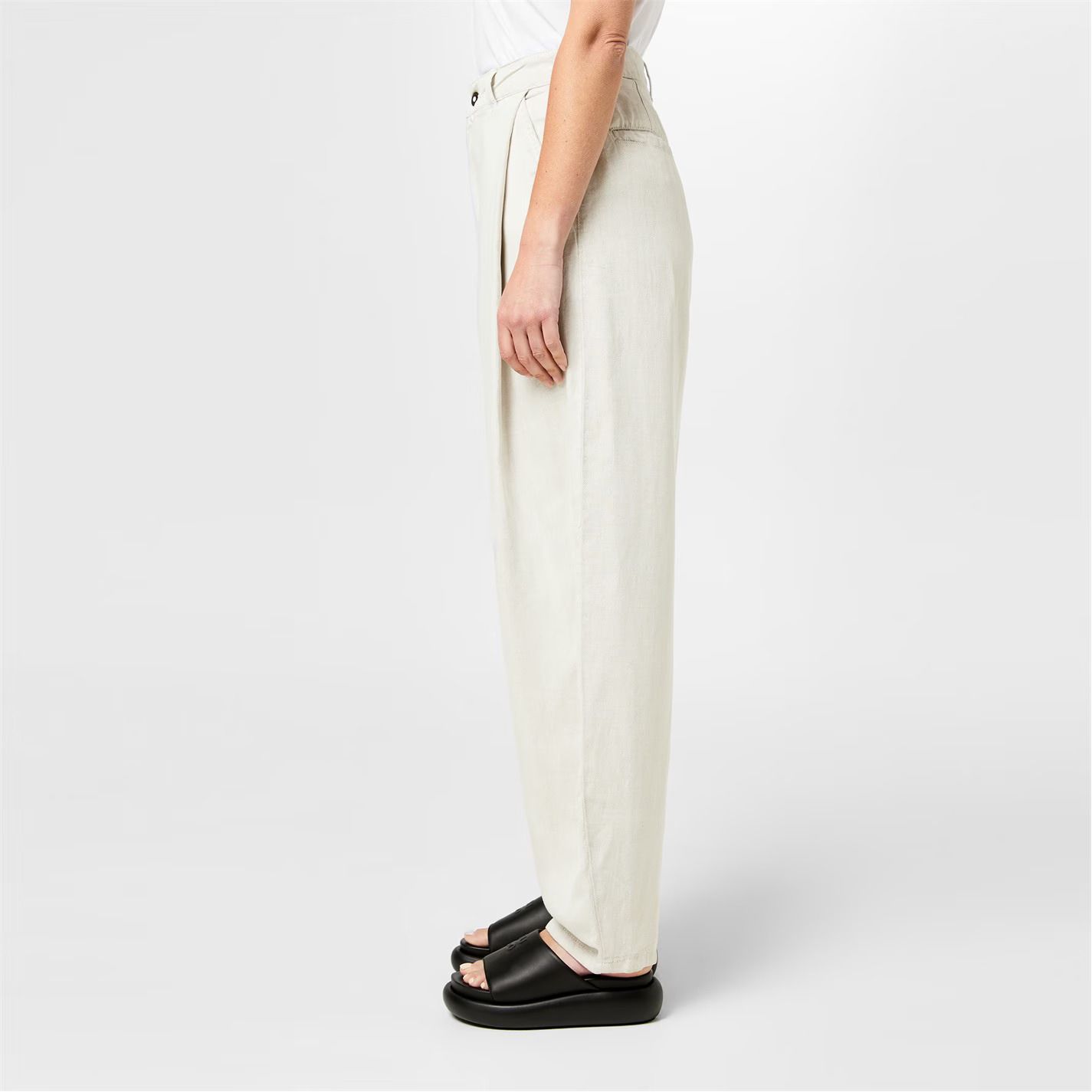 린넨 코트 바지 Linen Court Trousers 686907 Sabbia Chiaro