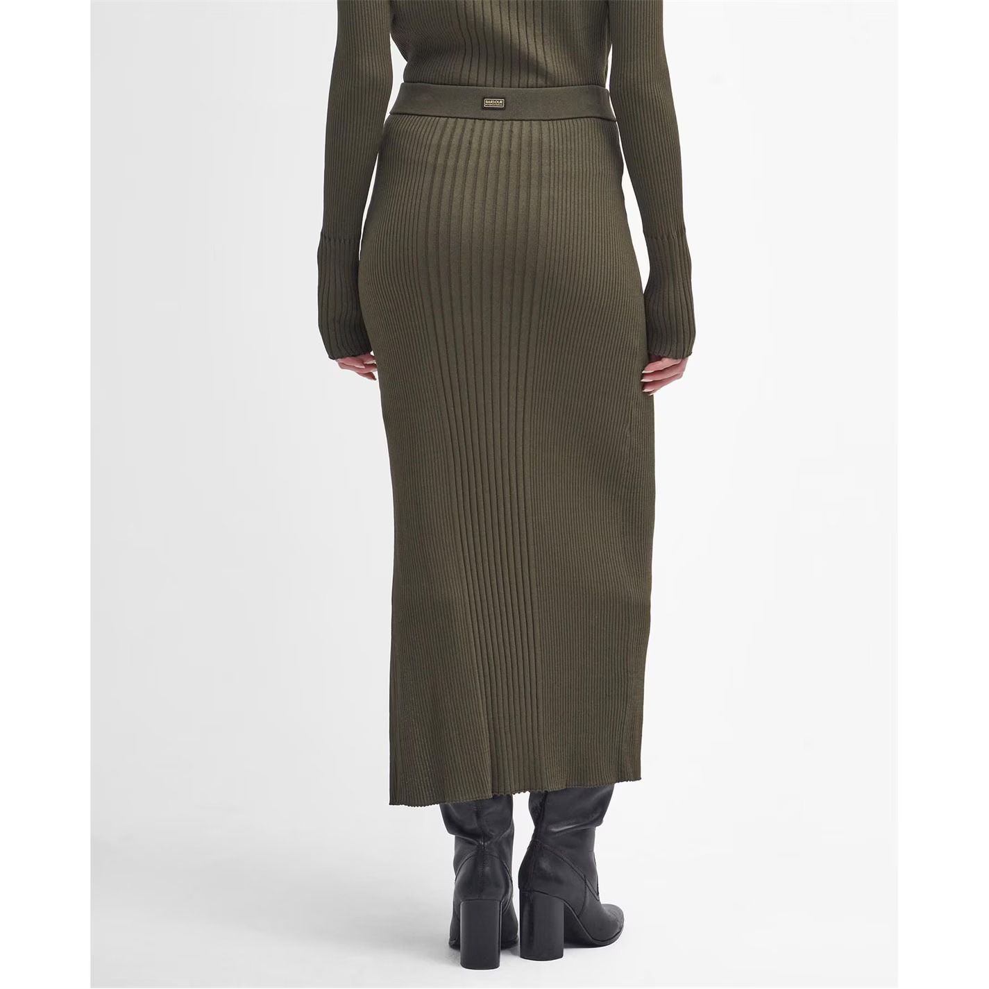 니트 미디 스커트 Mondale Knitted Midi Skirt 310168 Empire Green