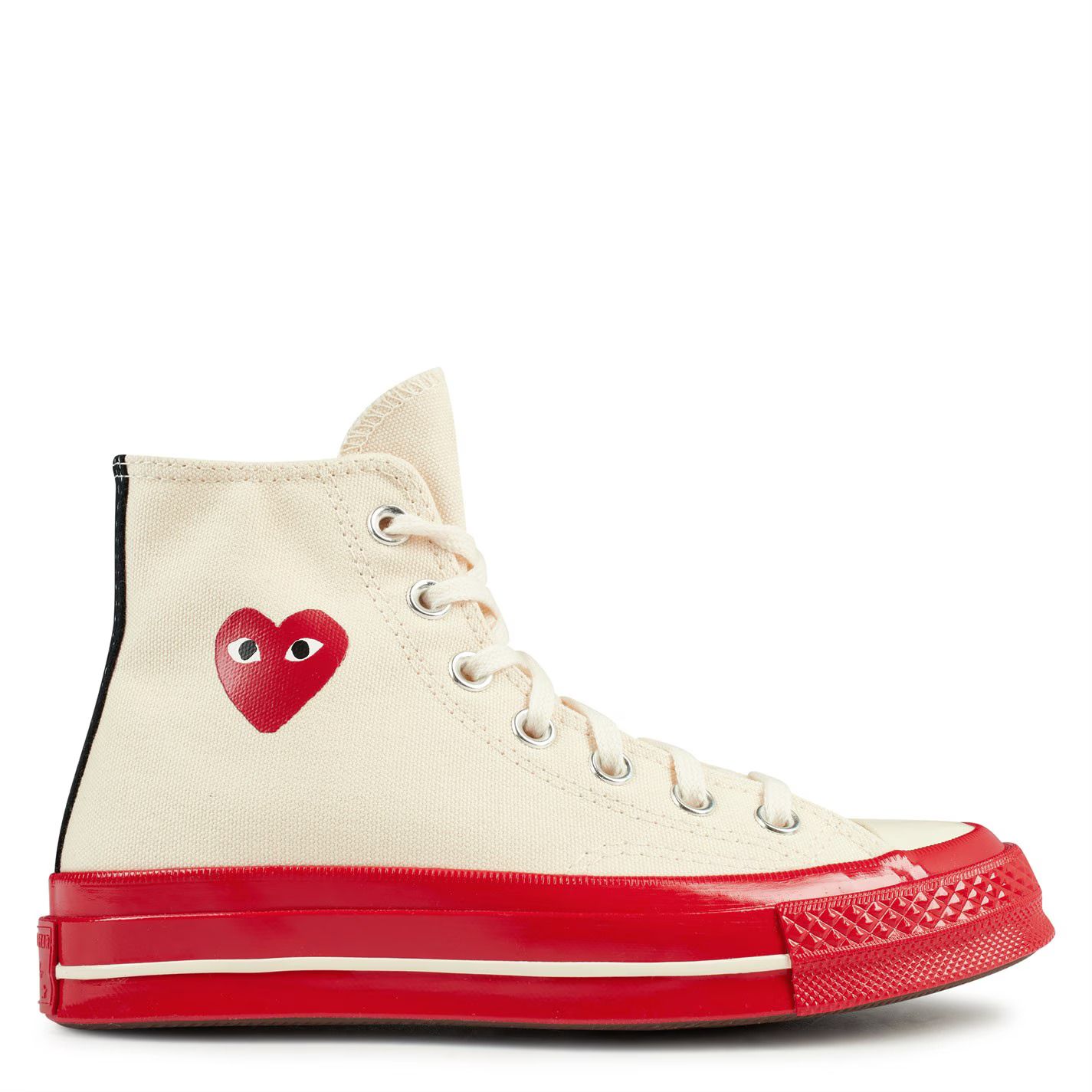라지 하트 올 별 하이 Large Heart Chuck Taylor 70 All Star High 276158 White/Red 2