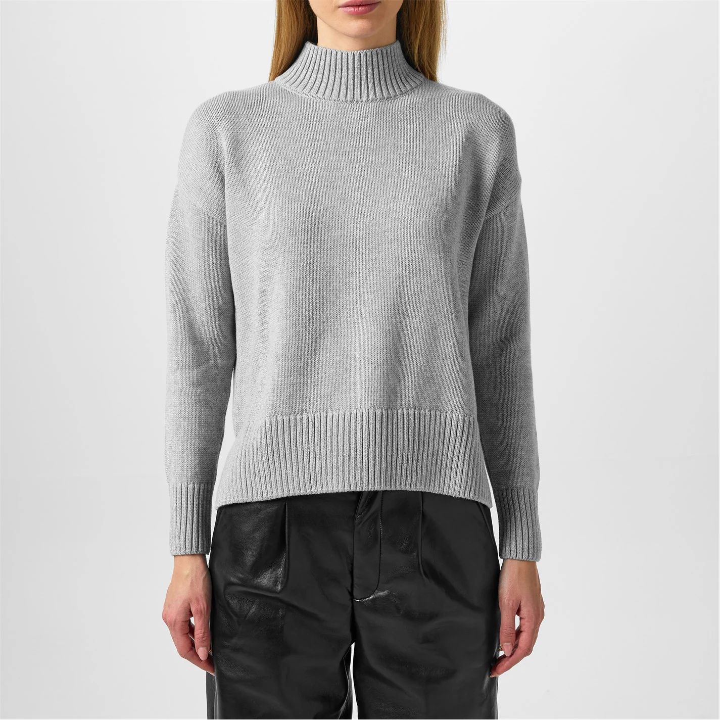 점퍼 그레이 Sandy High-Neck Jumper Grey 32952025