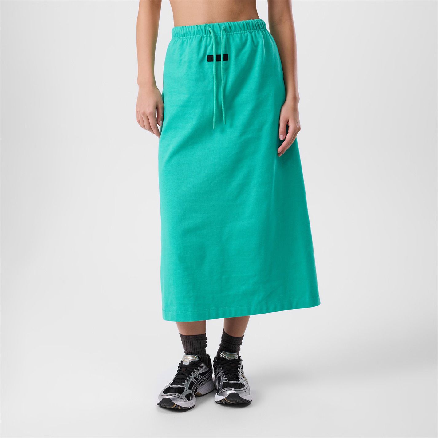 롱 드로우스트링 스커트 Long Drawstring Skirt 578161 Mint Leaf