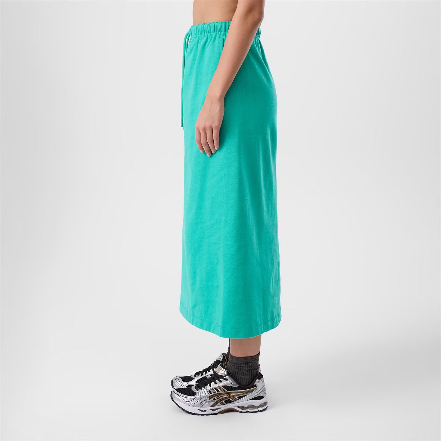 롱 드로우스트링 스커트 Long Drawstring Skirt 578161 Mint Leaf