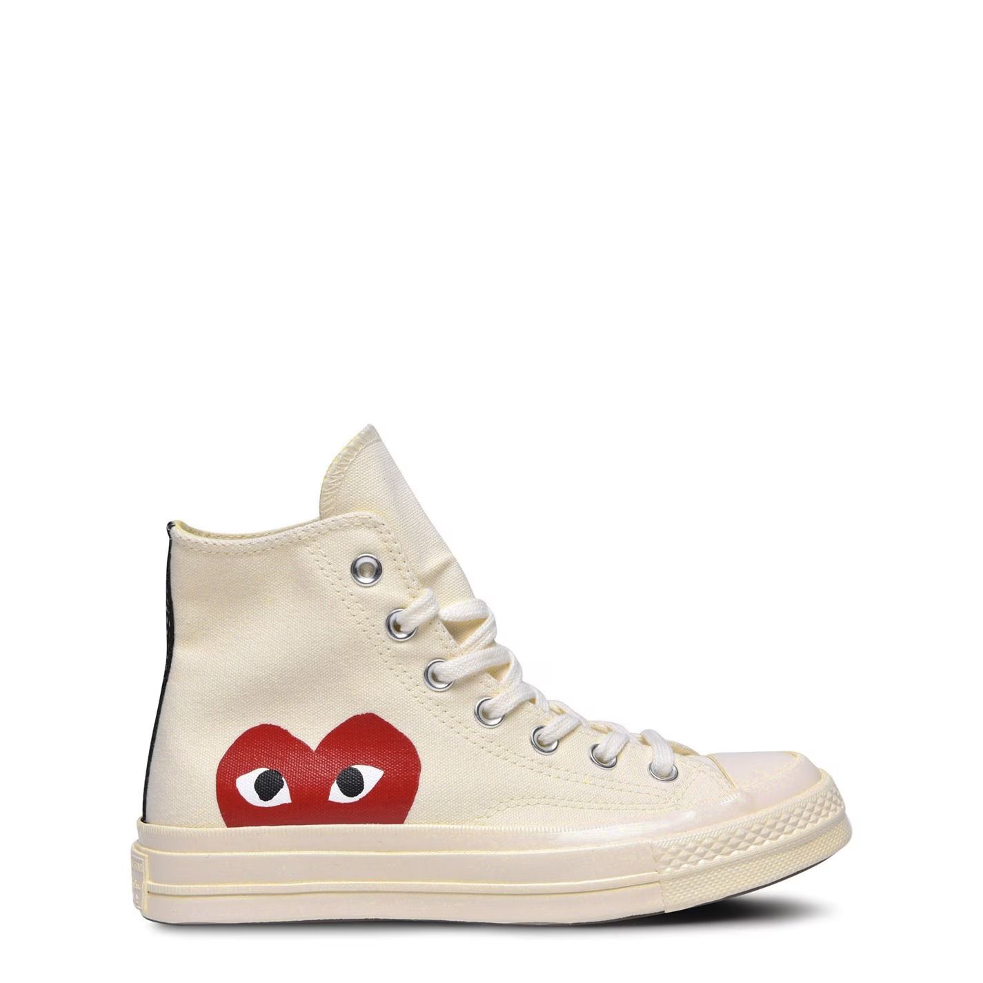 라지 하트 올 별 하이 Large Heart Chuck Taylor 70 All Star High 276158 White 2