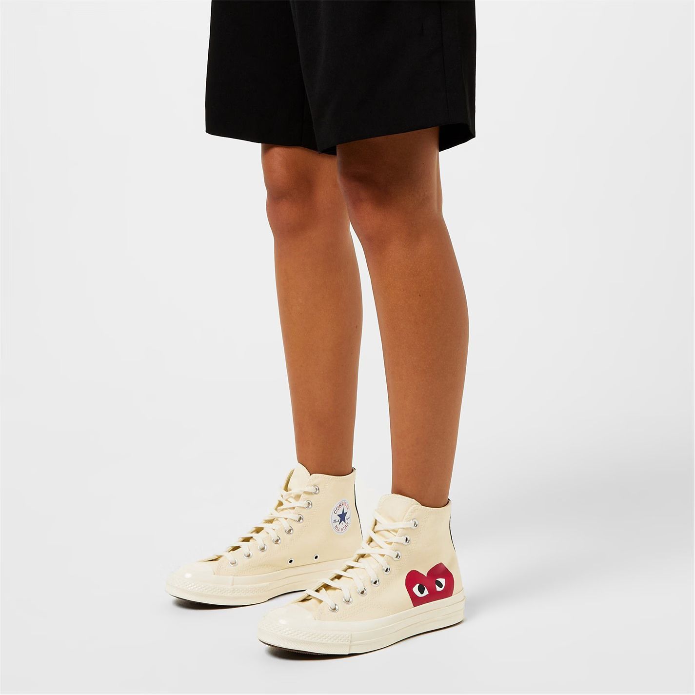 라지 하트 올 별 하이 Large Heart Chuck Taylor 70 All Star High 276158 White 2