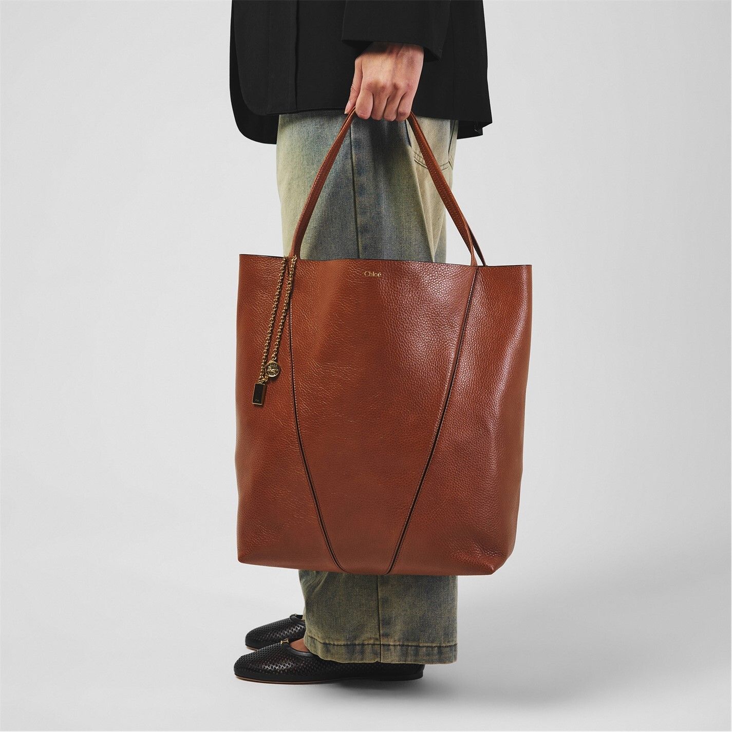 미디움 토트 가방 Spin Medium Tote Bag 886089 Clay Brown