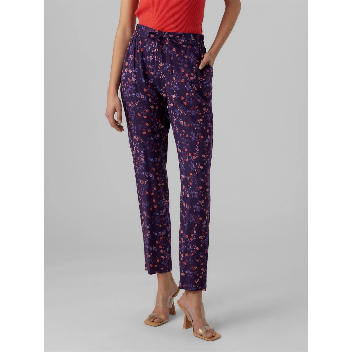 플로랄 바지 퍼플 패넌트 Floral Trousers Purple Pennant 98051924