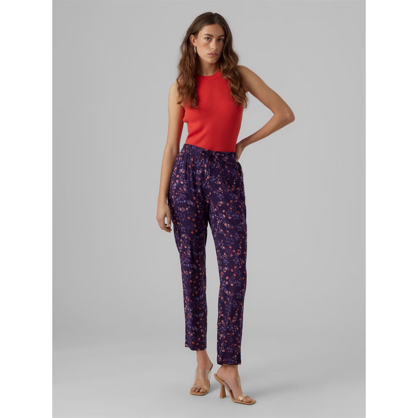플로랄 바지 퍼플 패넌트 Floral Trousers Purple Pennant 98051924