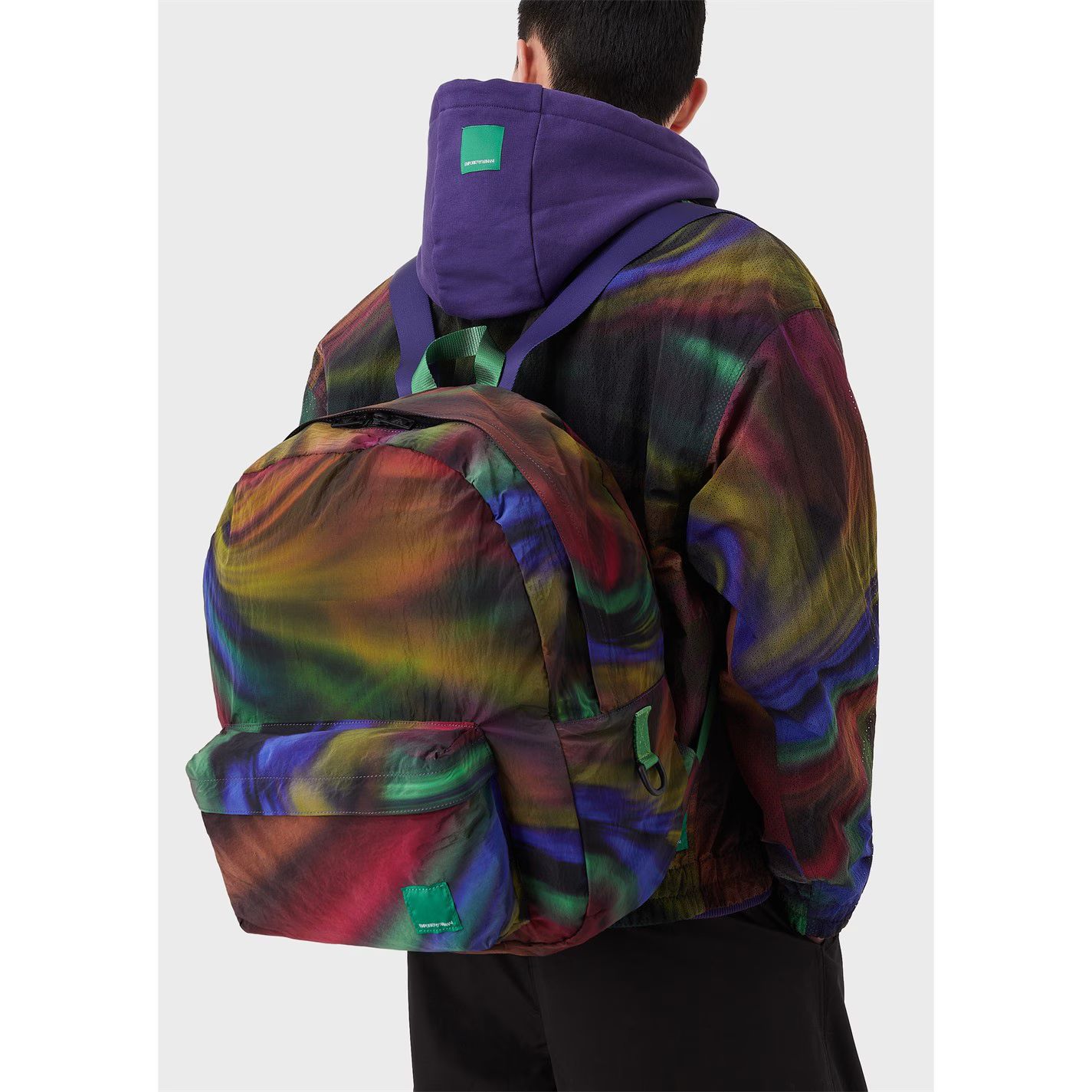 이펙트 백팩 Gradient-Print Effect Backpack Aurora Boreale 71725918