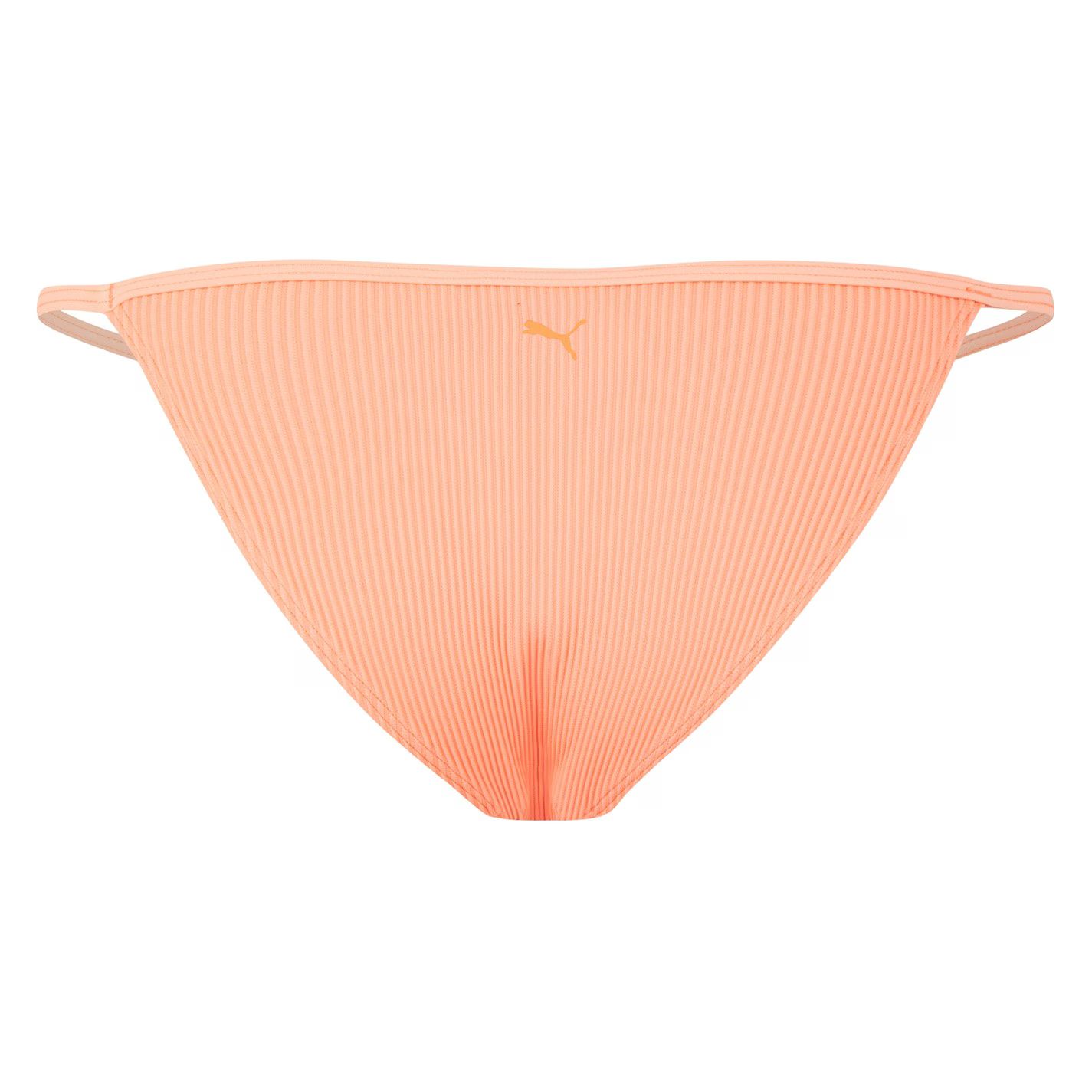 비키니 하의 Ribbed Tanga Bikini Bottoms Peach Combo 35280206