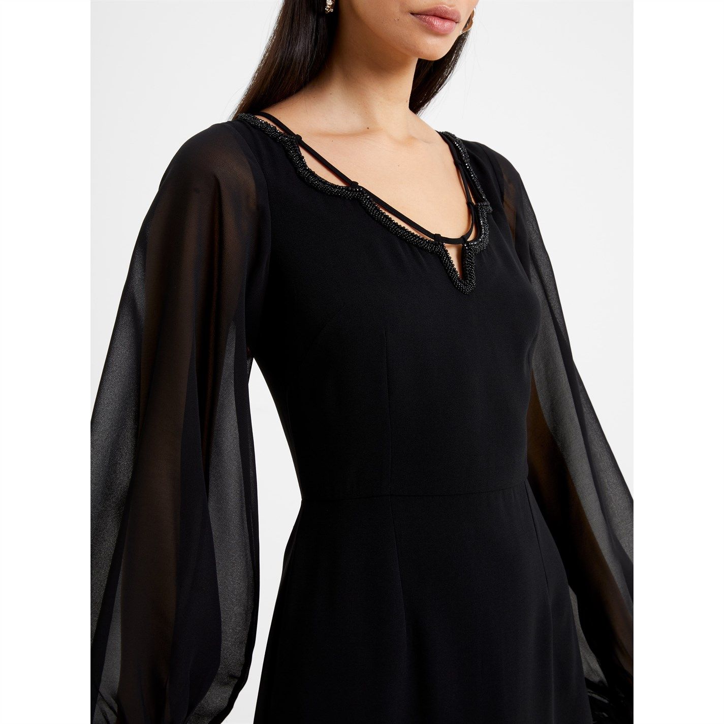 크레페 드레스 Addinala Crepe Dress 01-Blackout 62676103