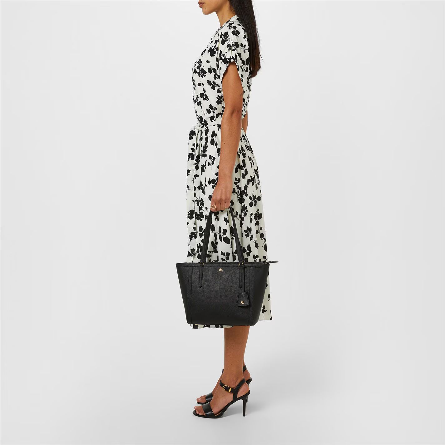 숏 슬리브 드레스 Fratillio Short Sleeve Dress Cream/Black 64061969
