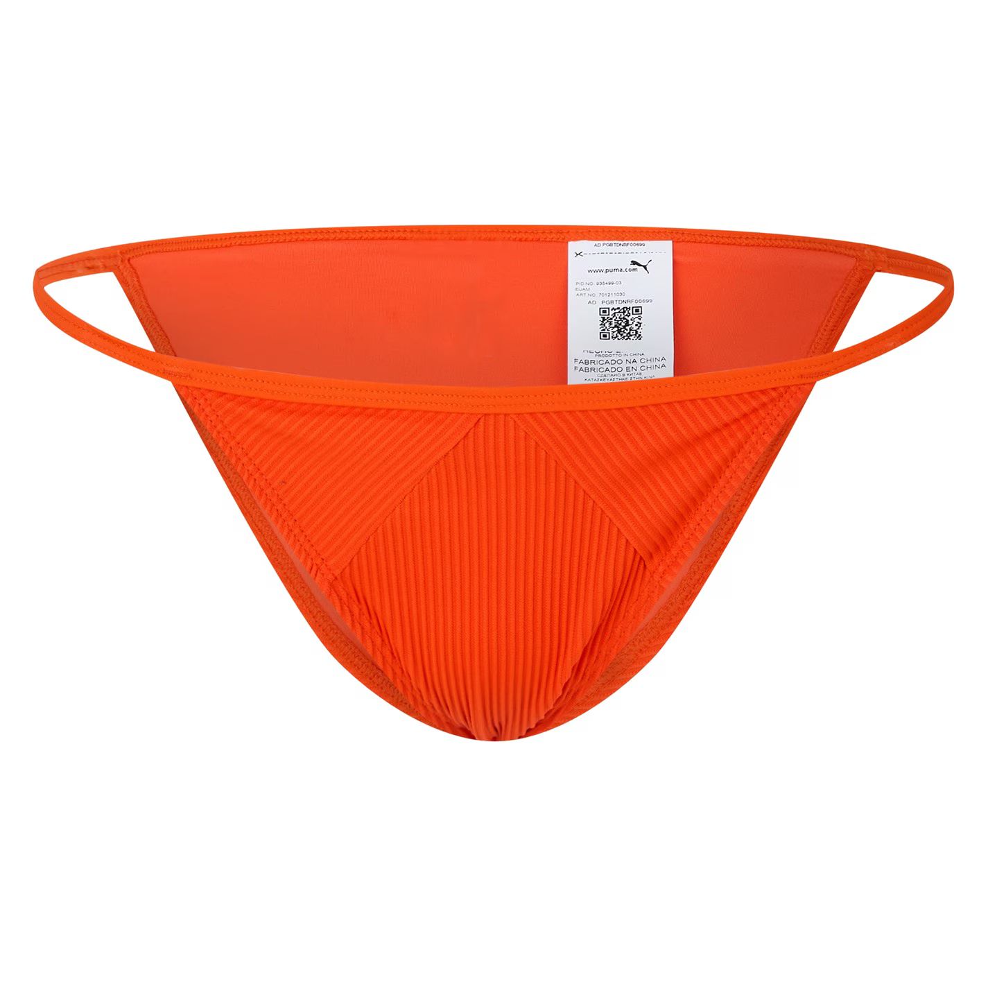 비키니 하의 레드 Ribbed Tanga Bikini Bottoms Red Combo 35280208