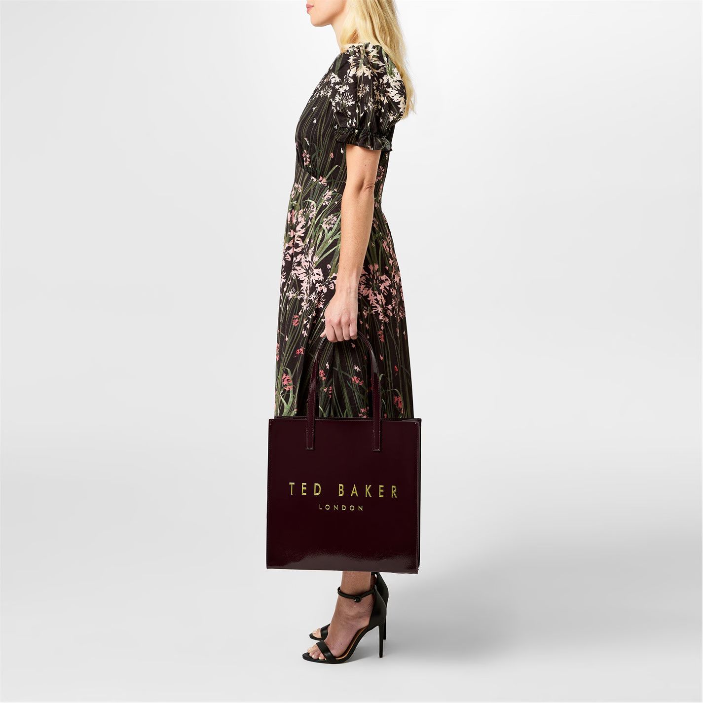 플로랄 드레스 블랙 Zahrria Floral Dress Black 98147503