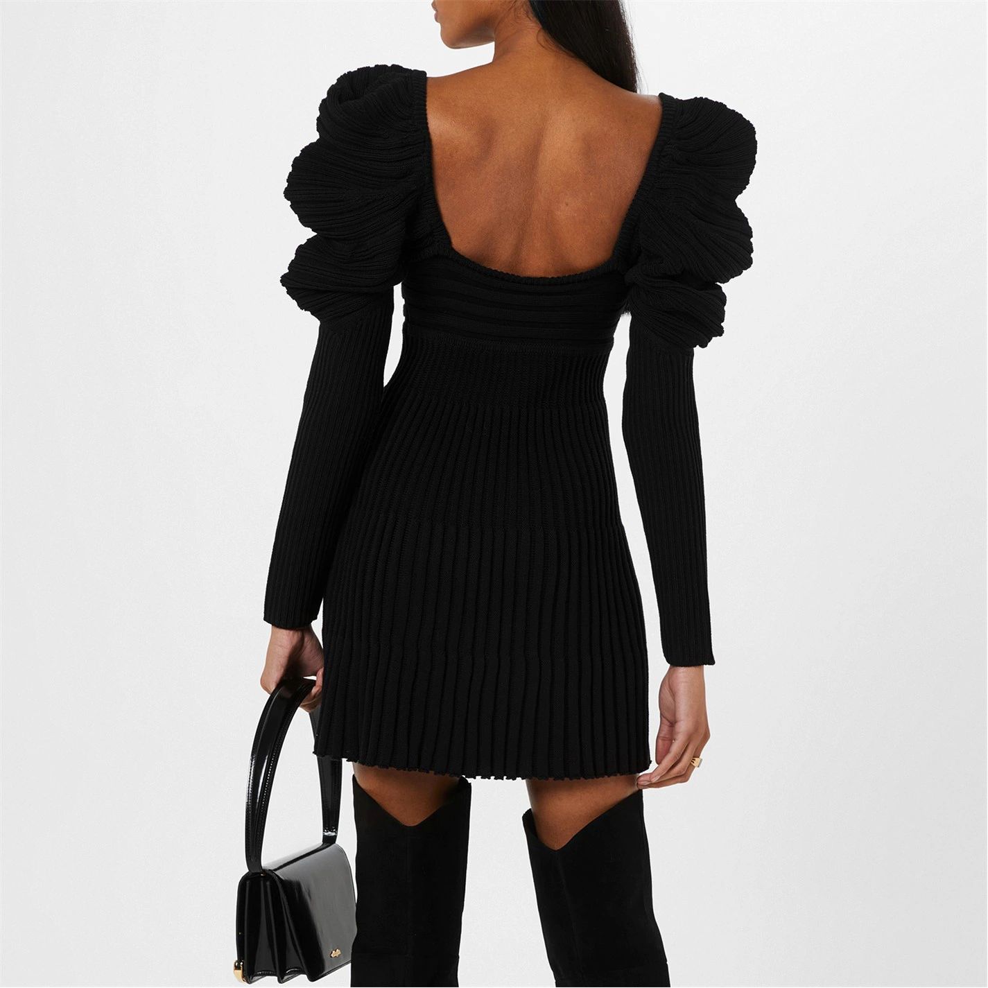 니트 드레스 블랙 Adelie Knit Dress Black 66516103